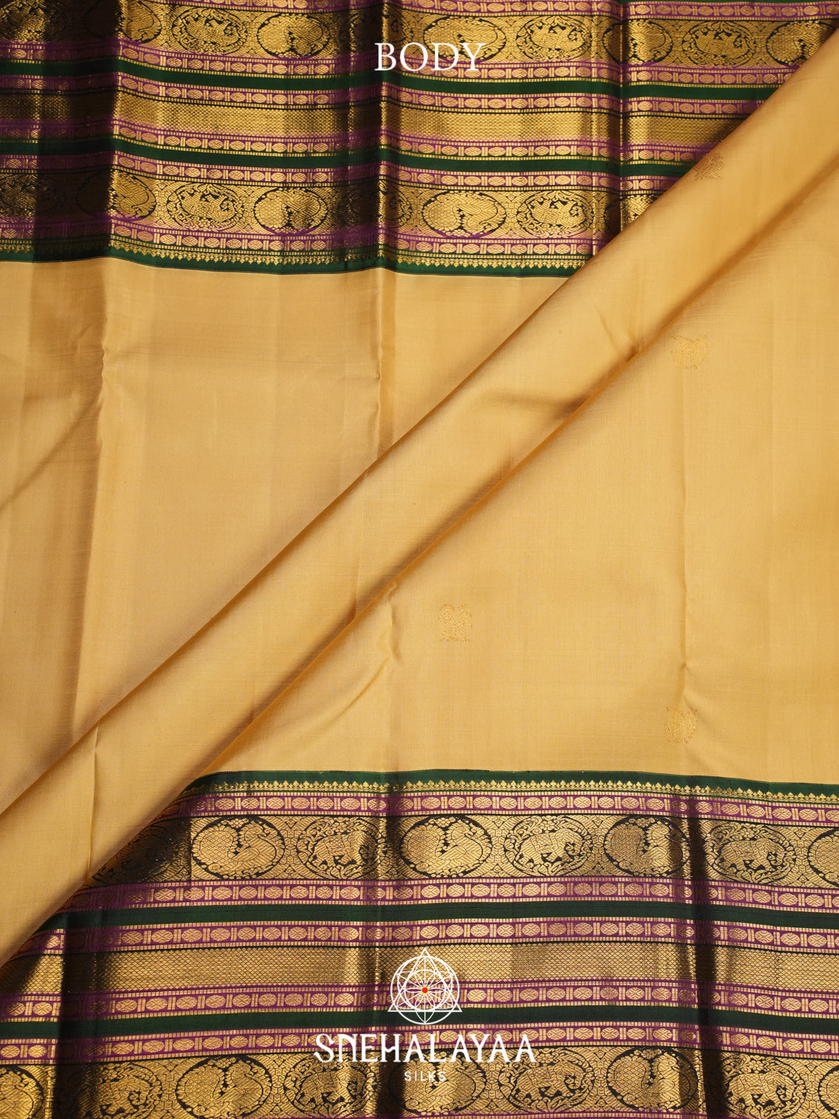 Yellow Kanjivaram Silk Saree