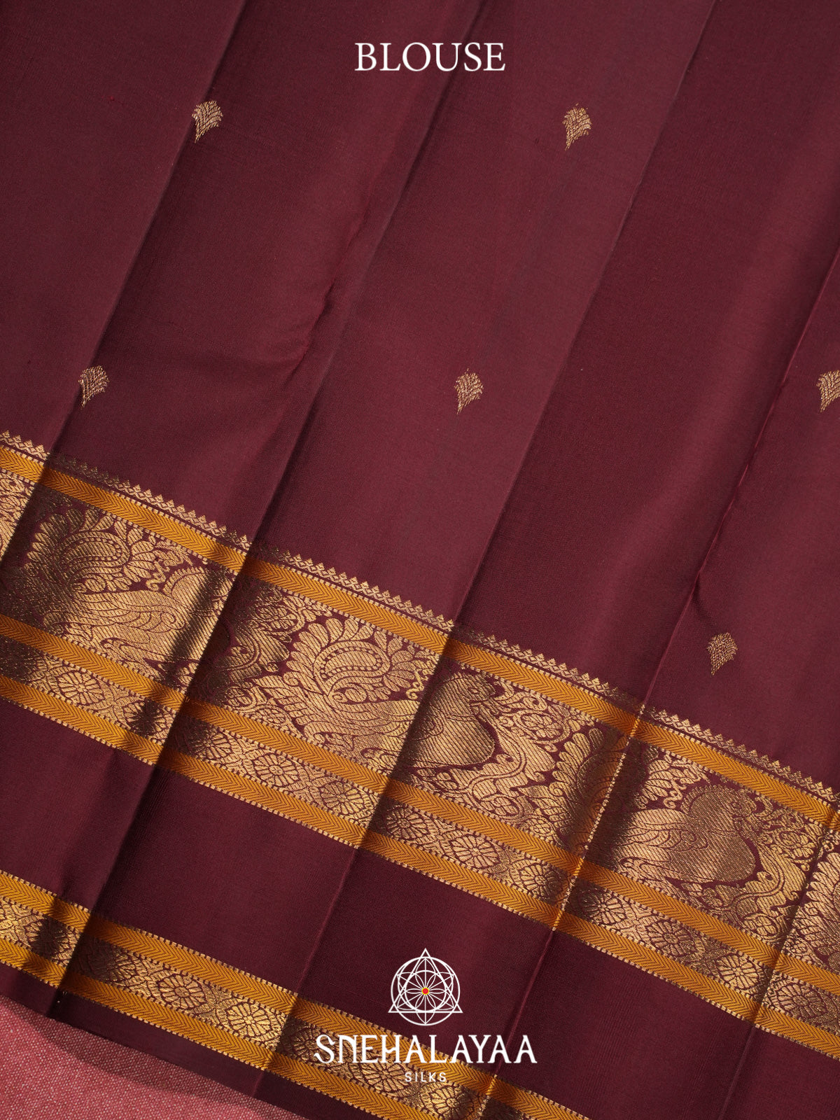 Baby Pink Kanjivaram Silk Saree