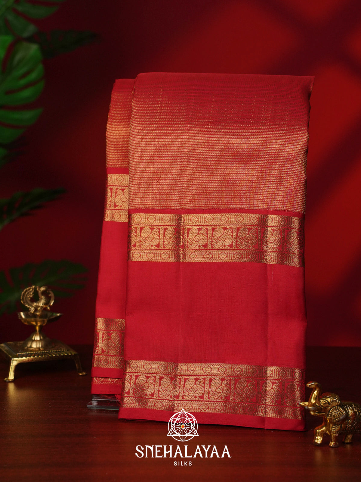 Red Kanjivaram Silk Saree