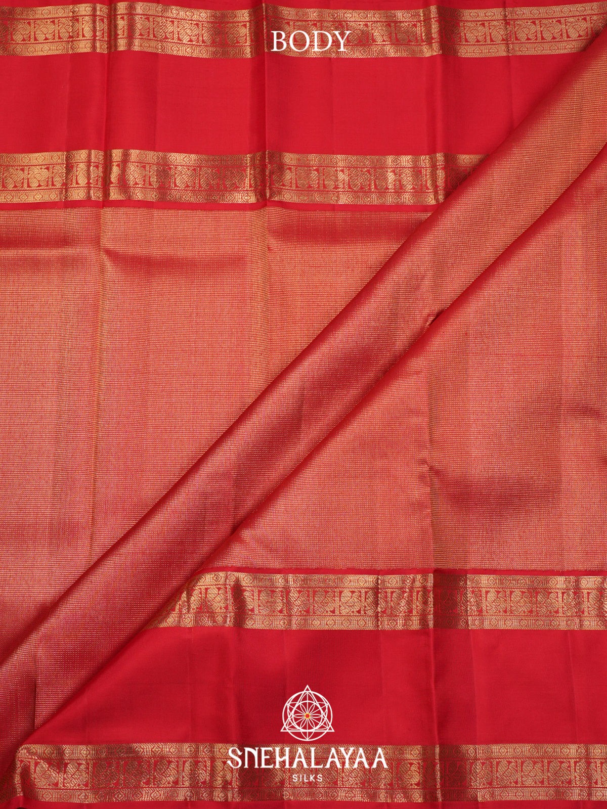 Red Kanjivaram Silk Saree