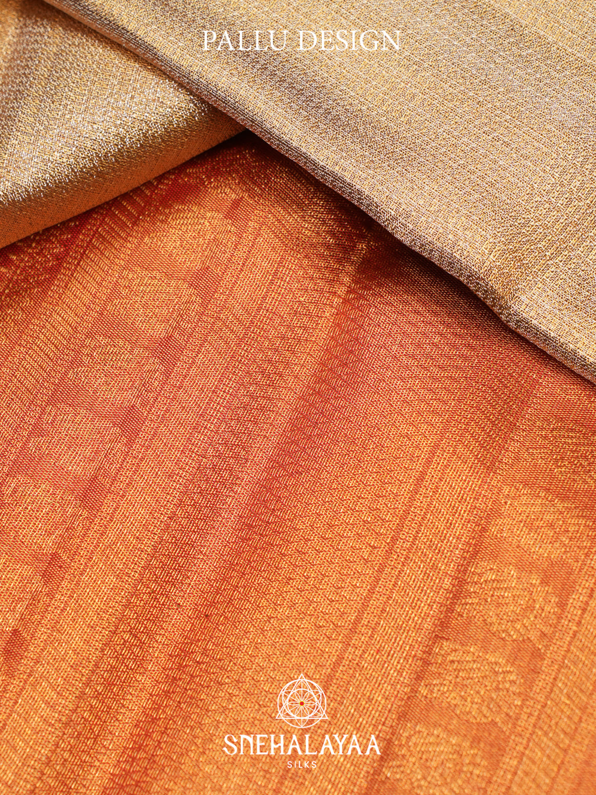 Beige Gold Kanjivaram Silk Saree