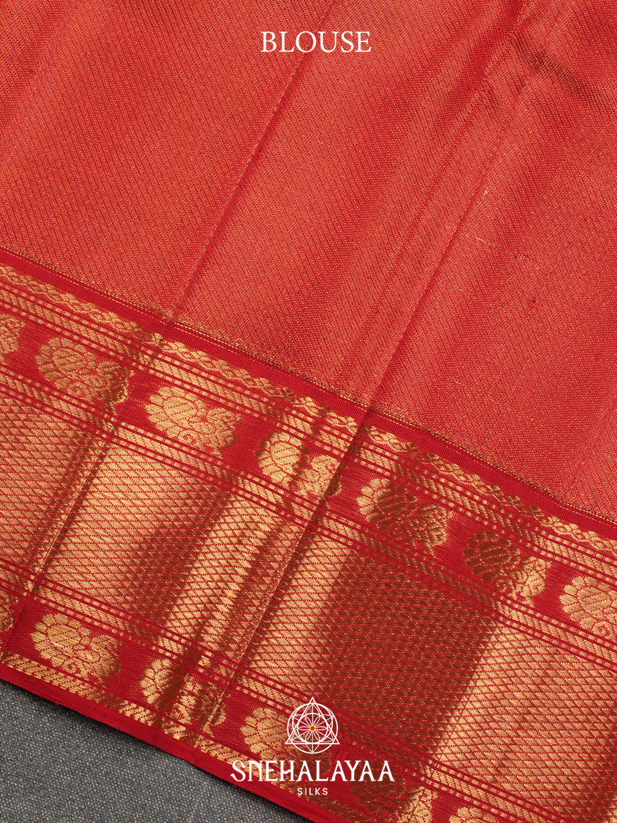 Beige Gold Kanjivaram Silk Saree