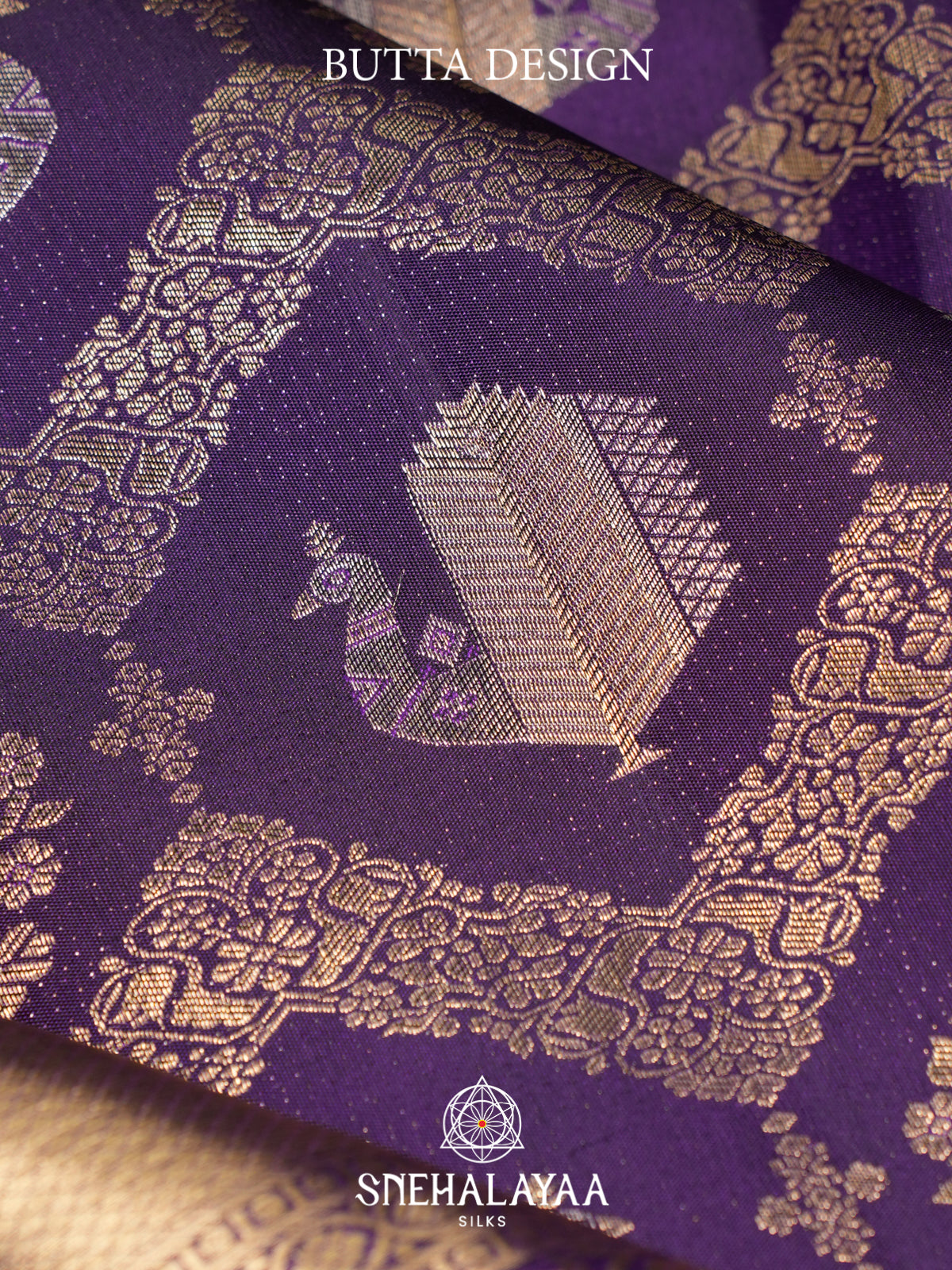 Purple Kanjivaram Silk Saree