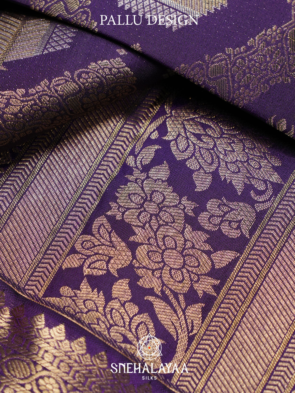Purple Kanjivaram Silk Saree