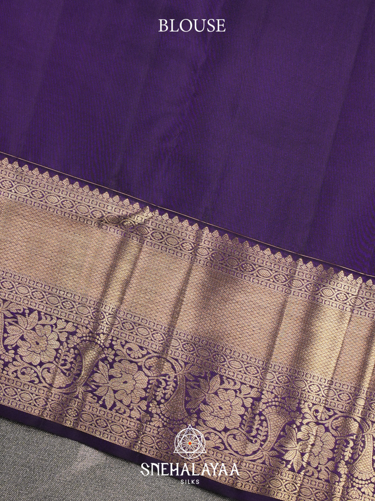 Purple Kanjivaram Silk Saree