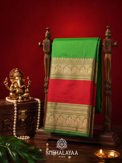 Green Kanjivaram Silk Saree