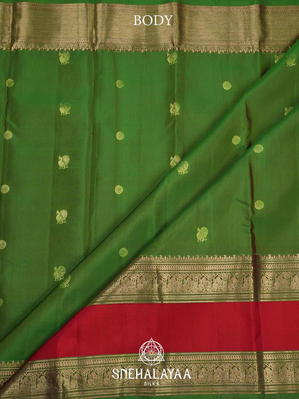Green Kanjivaram Silk Saree