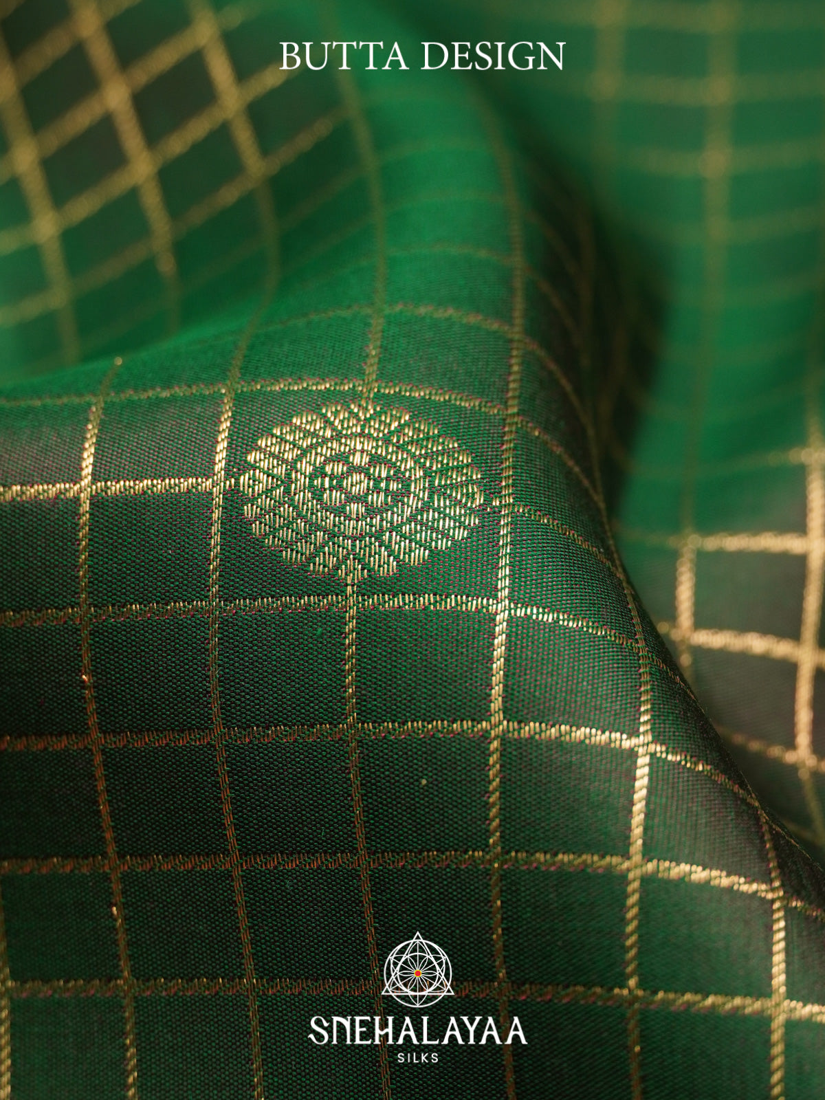 Forest Green Kanjivaram Silk Saree