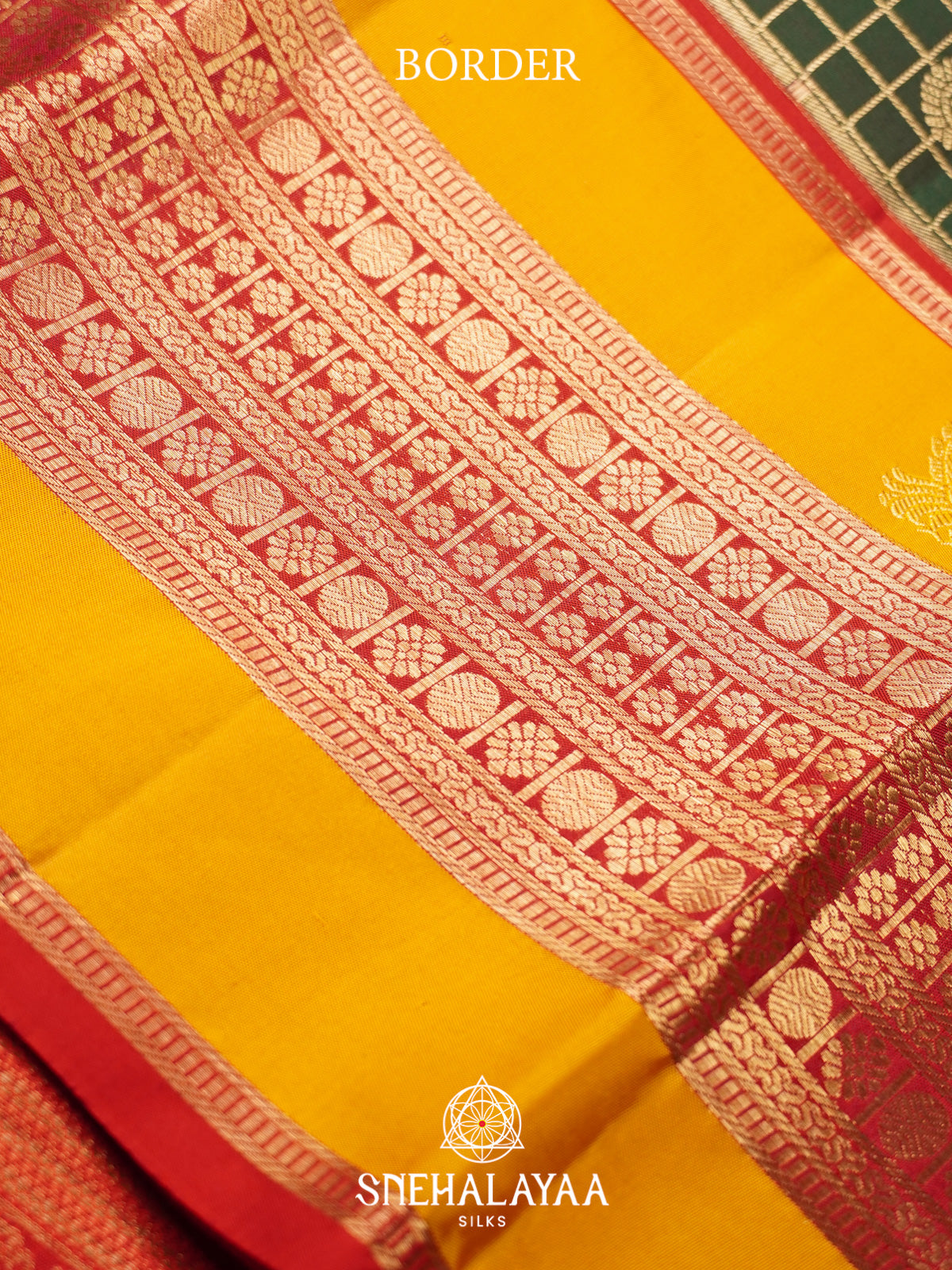 Forest Green Kanjivaram Silk Saree