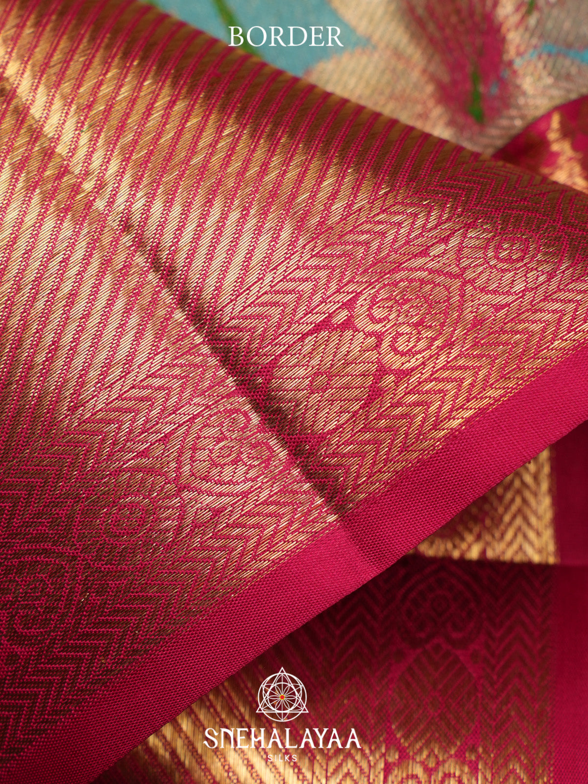 Sky Blue Kanjivaram Silk Saree