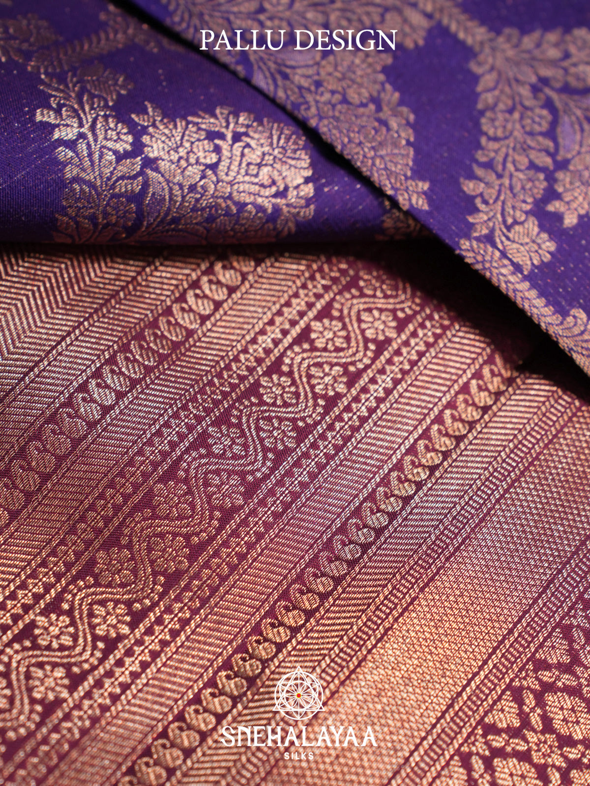 Purple Kanjivaram Silk Saree
