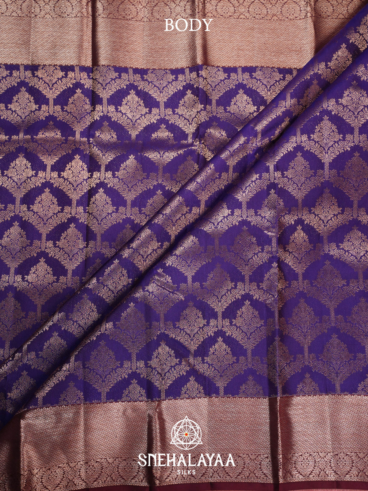 Purple Kanjivaram Silk Saree