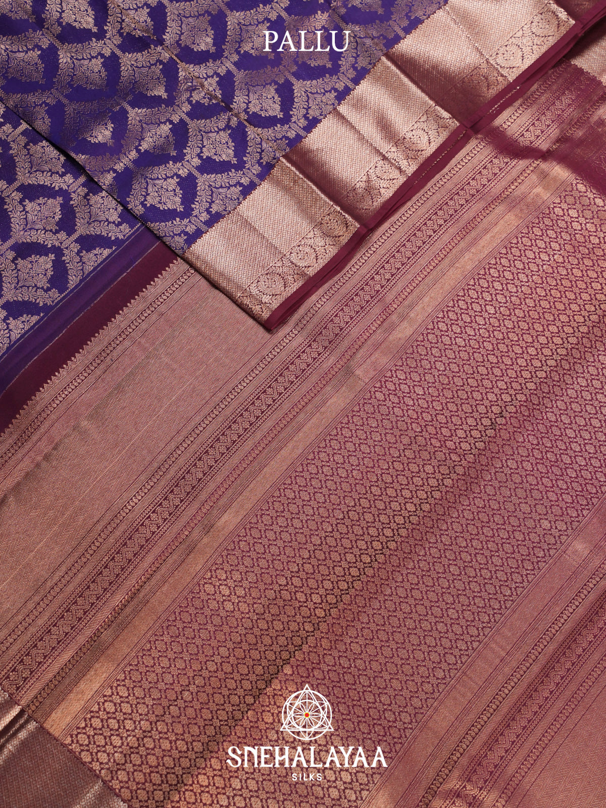 Purple Kanjivaram Silk Saree