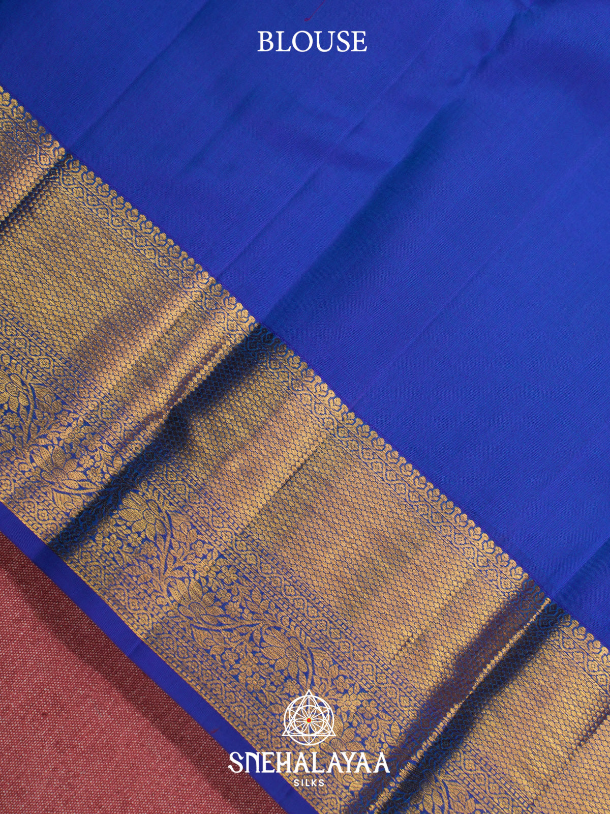 Peacock Blue Kanjivaram Silk Saree