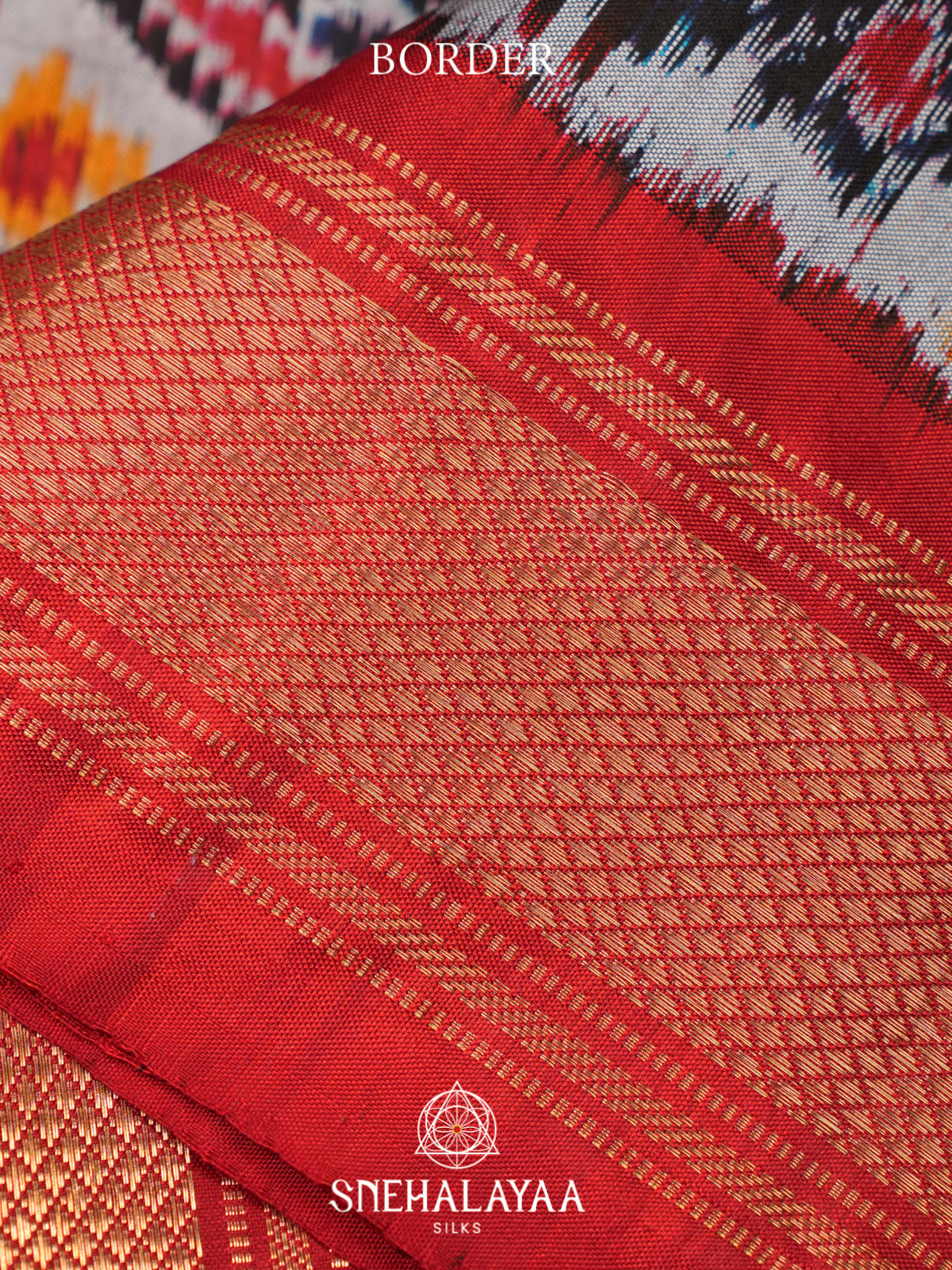 Grey Ikkat Saree