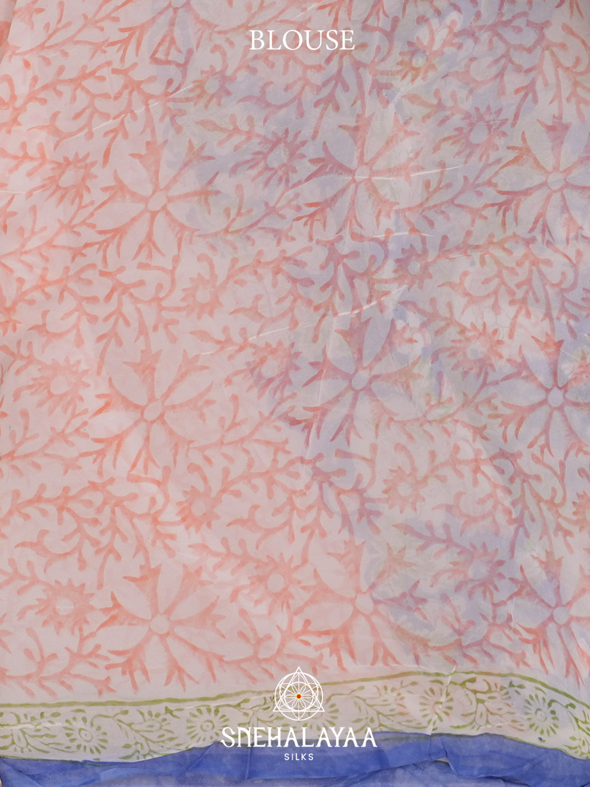 Pale Blue Georgette Saree