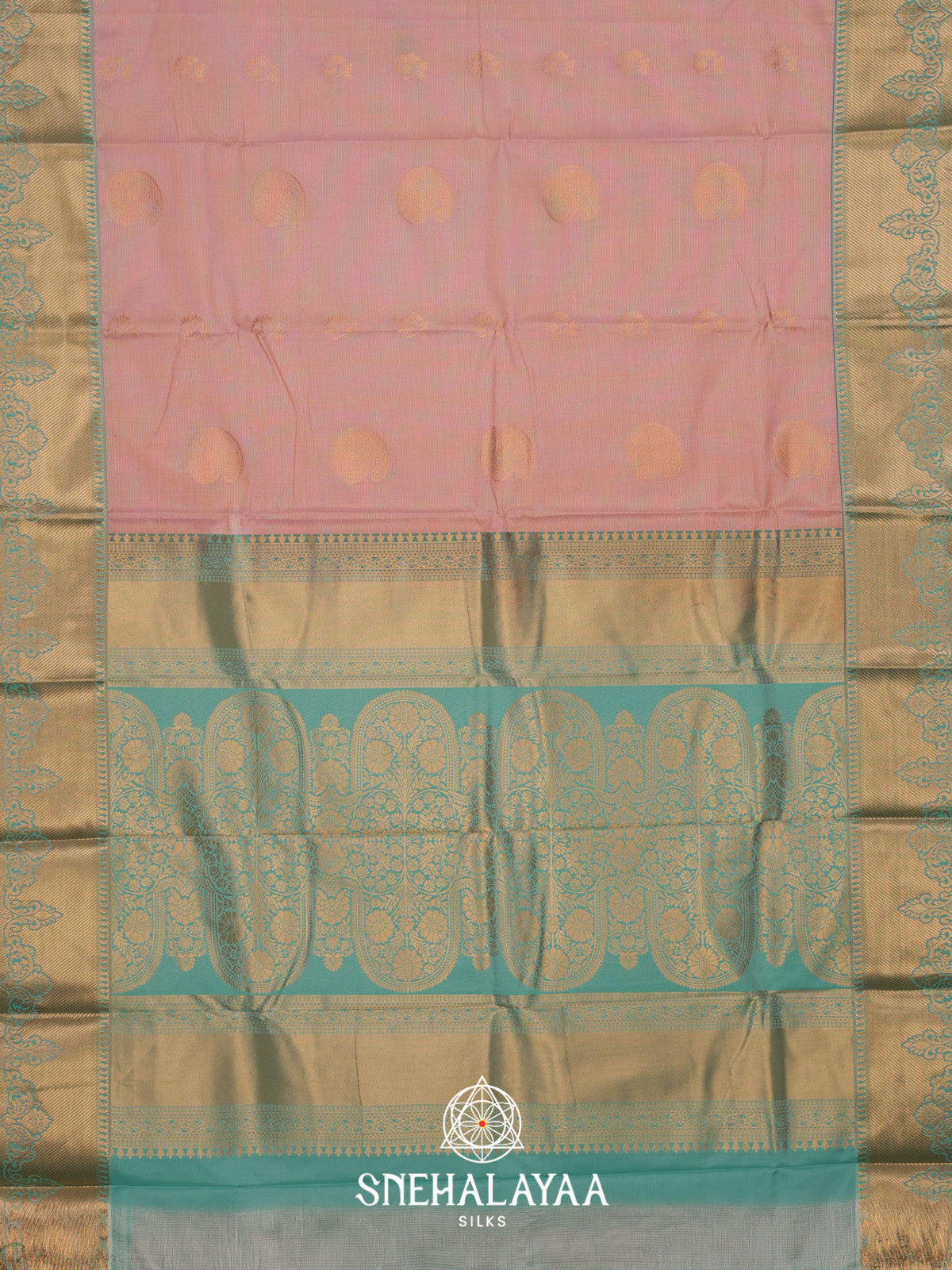 Pink Art Silk Saree