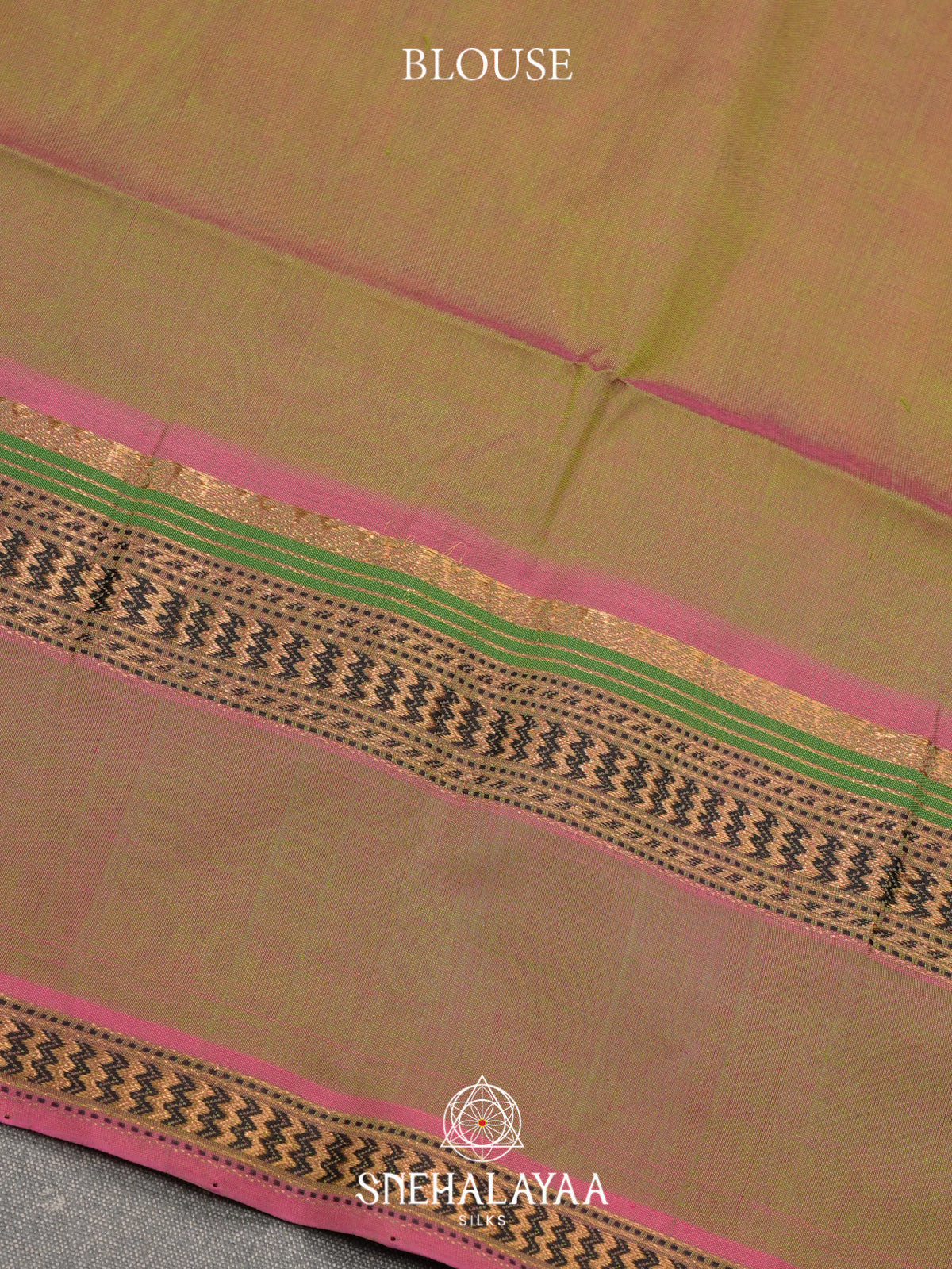 Mehendi Mustard Kuppadam Silk Cotton Saree