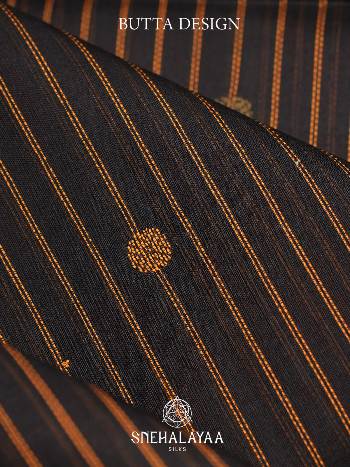 Black Kuppadam Silk Cotton Saree