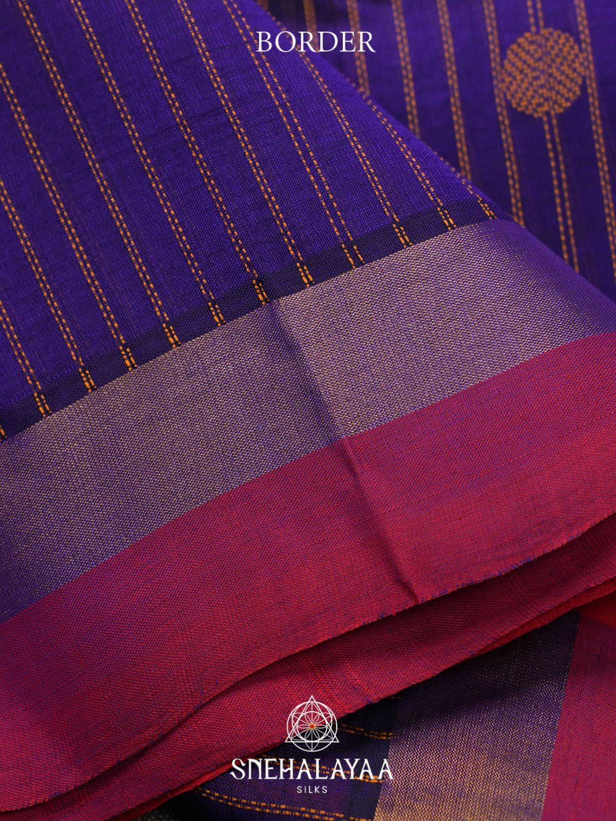 Blue Kuppadam Silk Cotton Saree