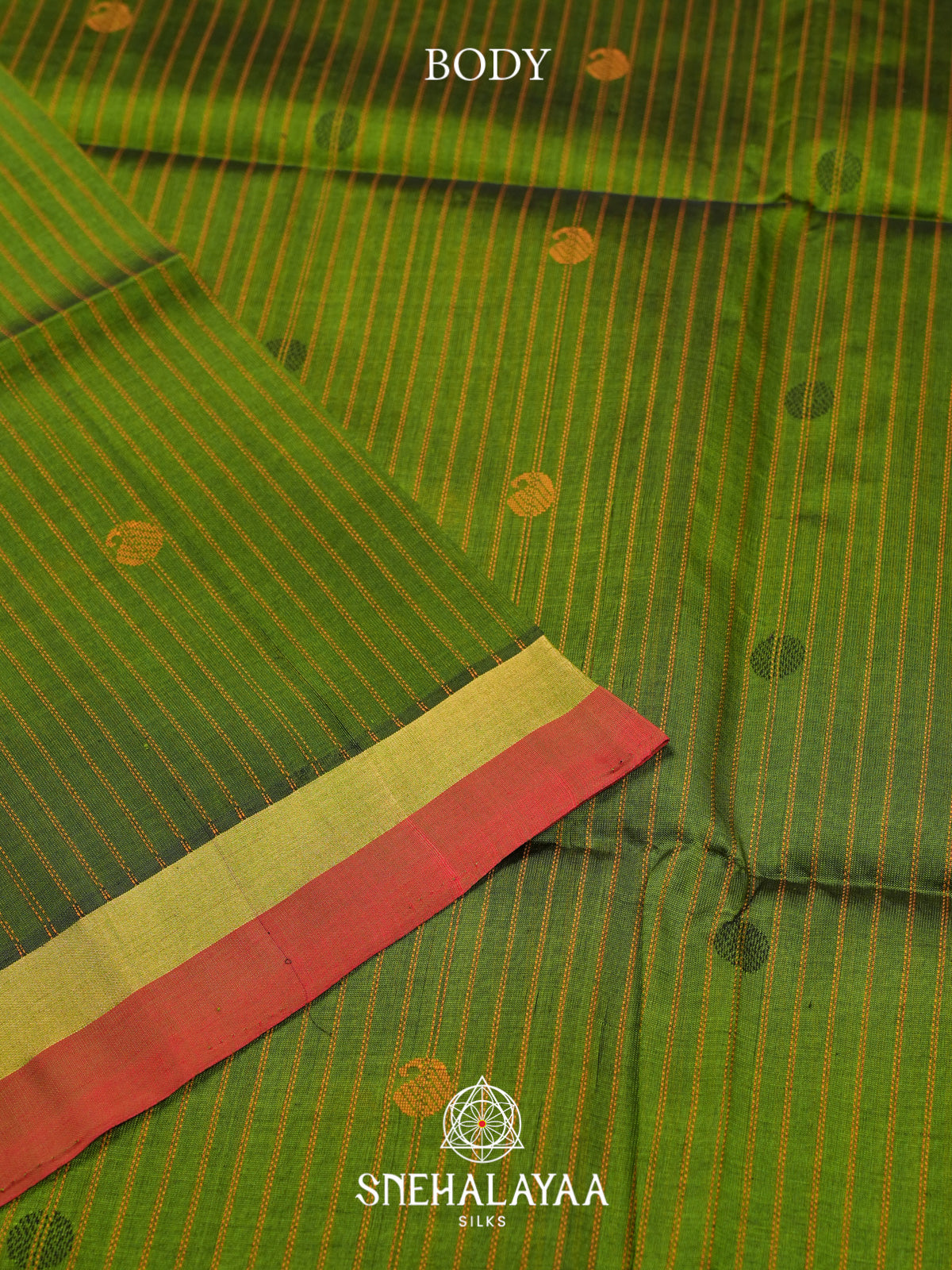 Green Kuppadam Silk Cotton Saree