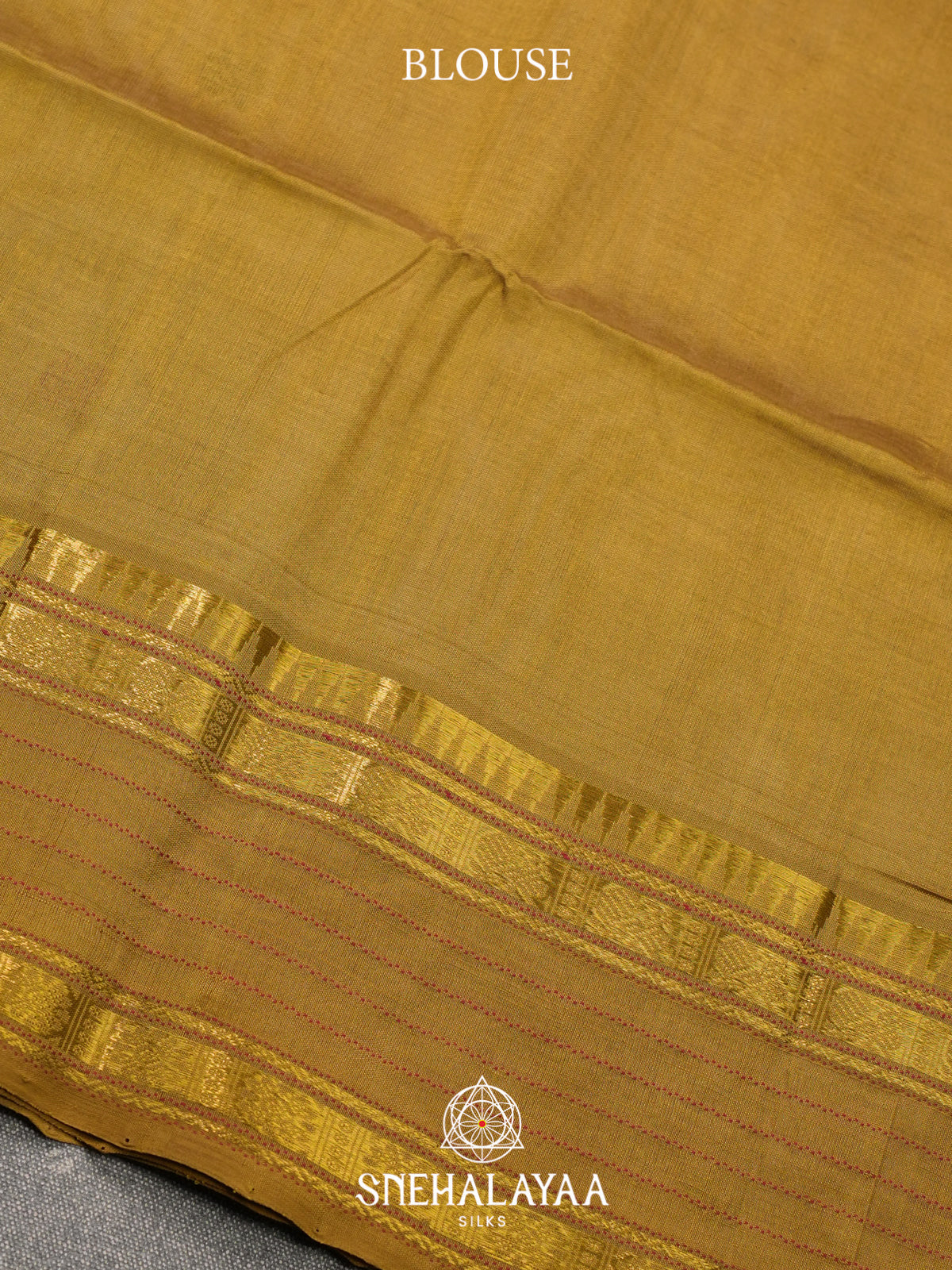 Golden Beige Kuppadam Silk Cotton Saree