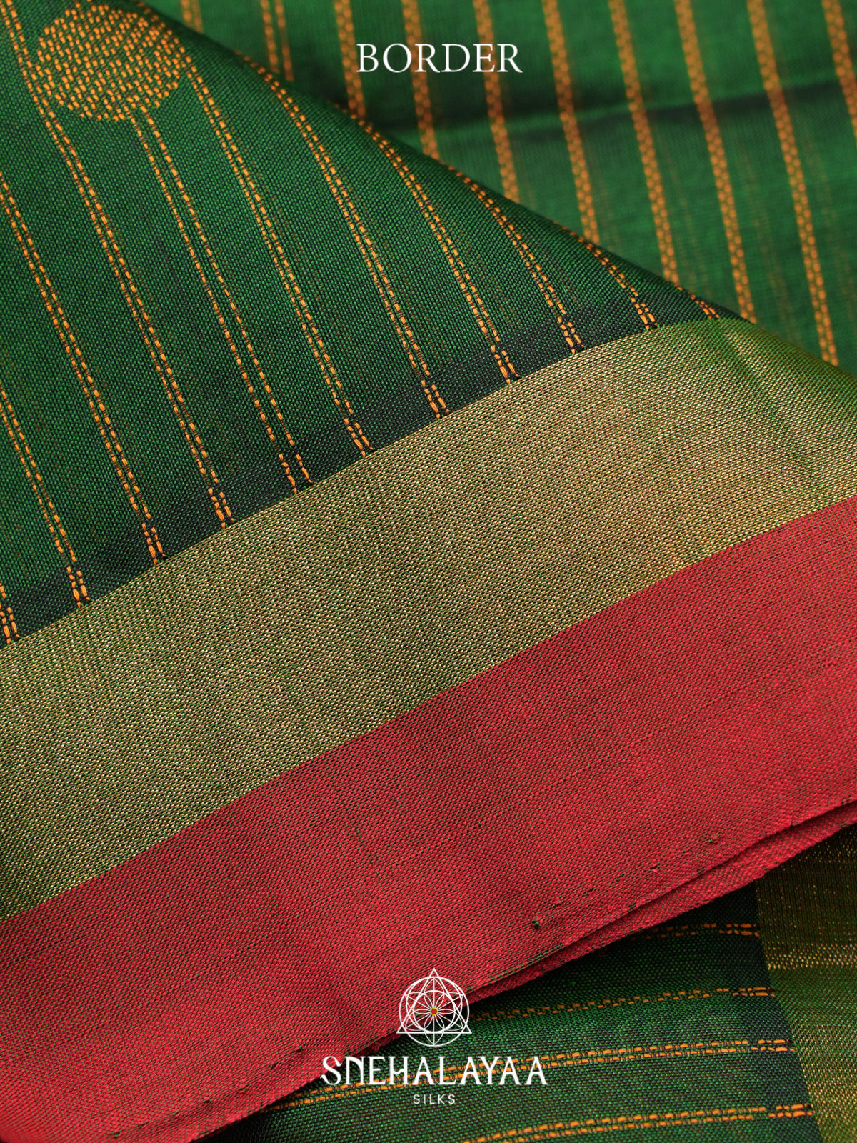Green Kuppadam Silk Cotton Saree
