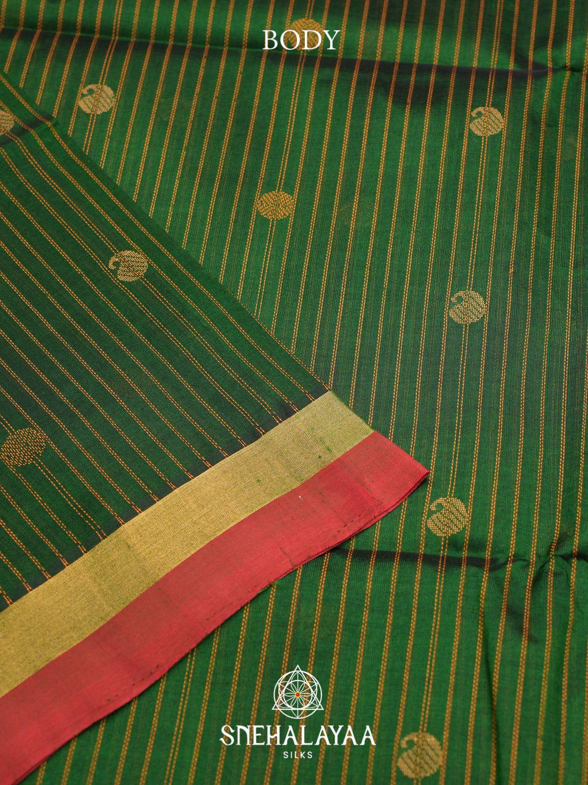 Green Kuppadam Silk Cotton Saree