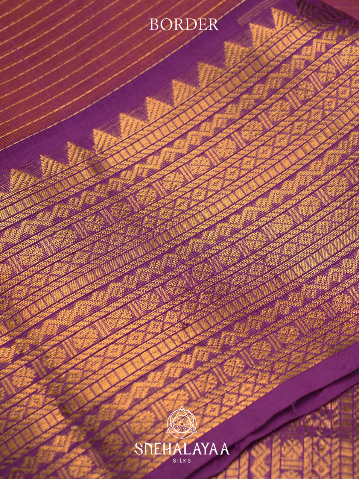 Magenta Kuppadam Silk Cotton Saree