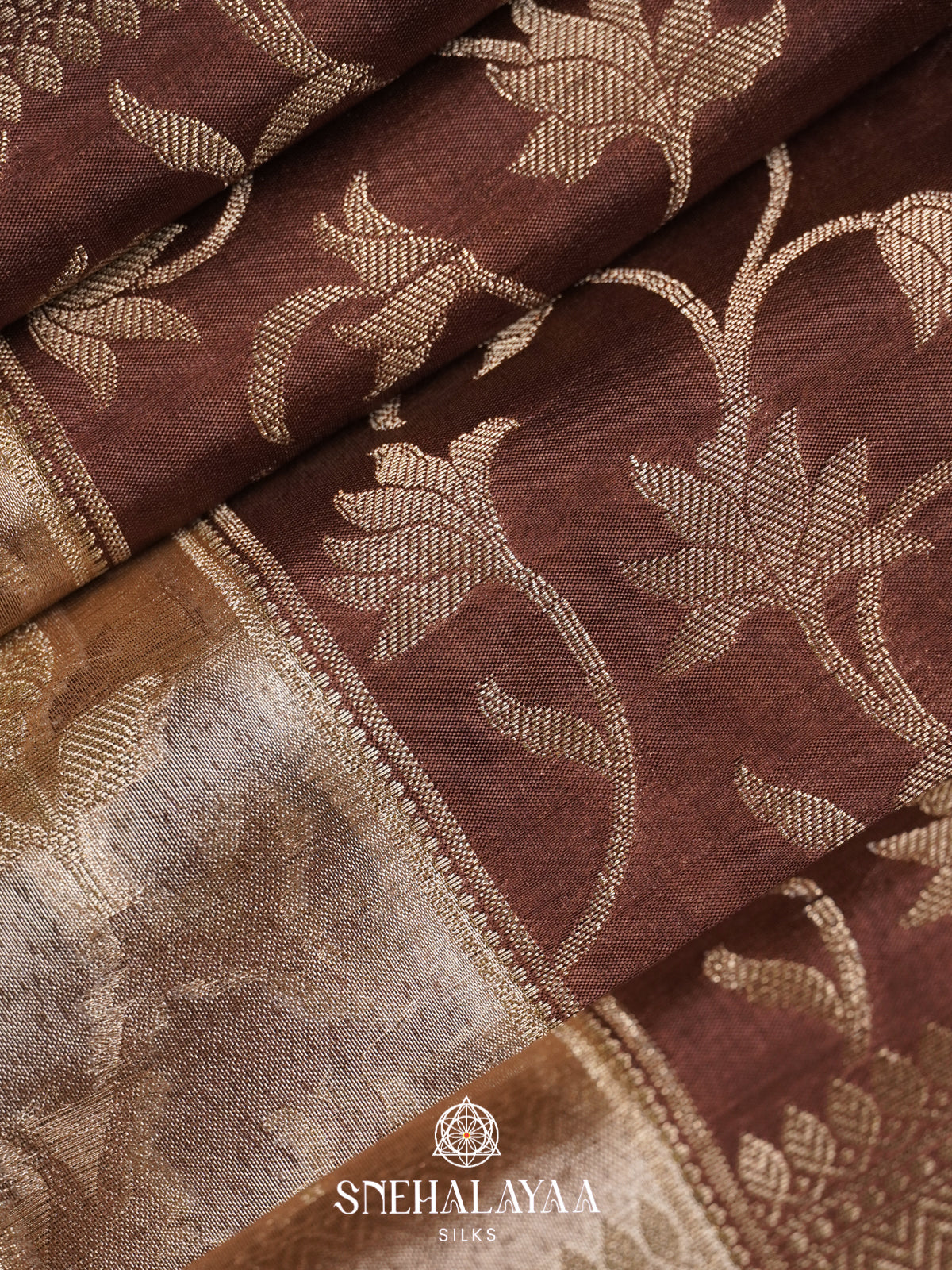 Brown Banaras Saree
