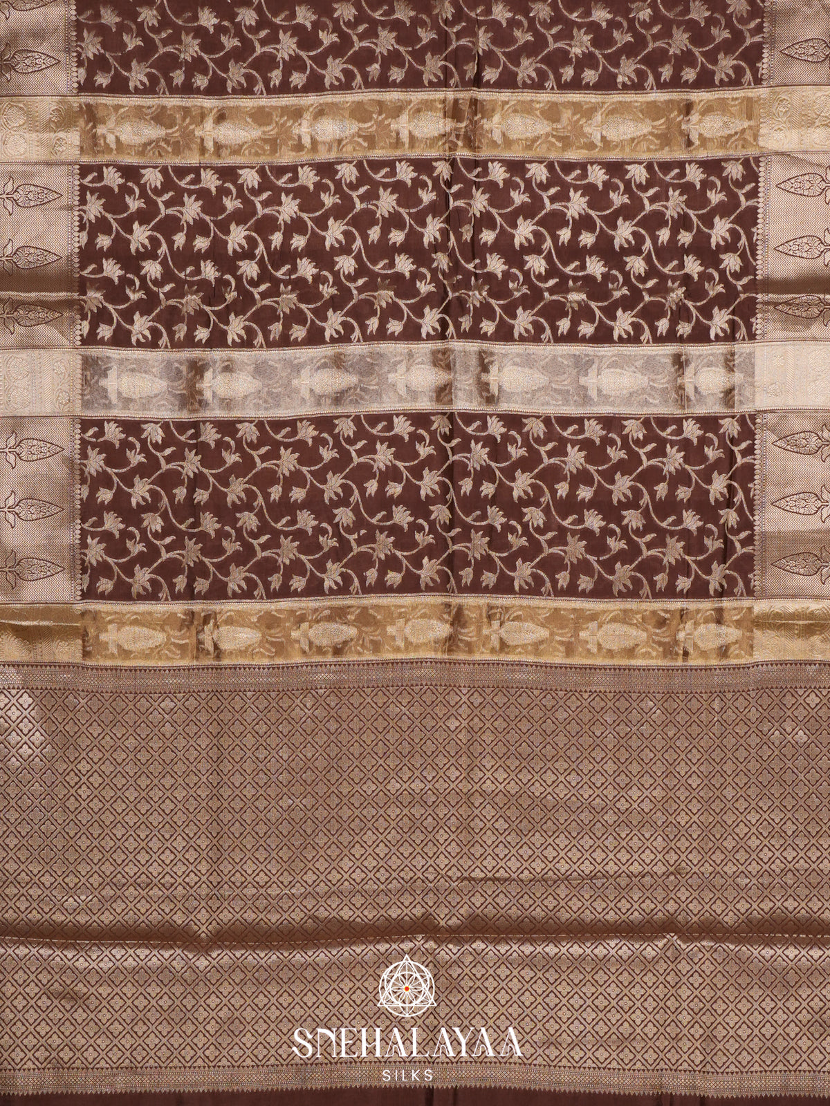 Brown Banaras Saree
