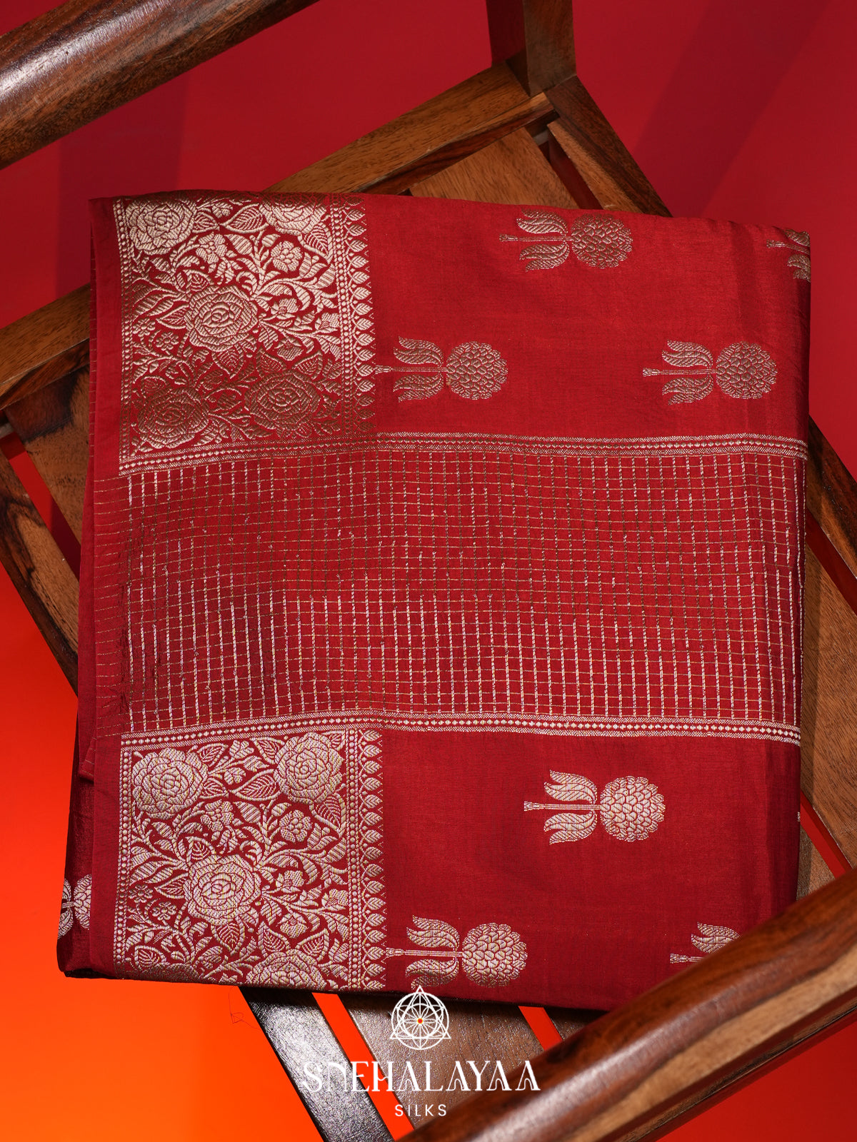 Red Banaras Saree