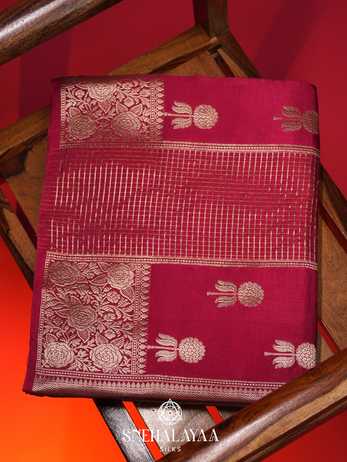 Pink Banaras Saree