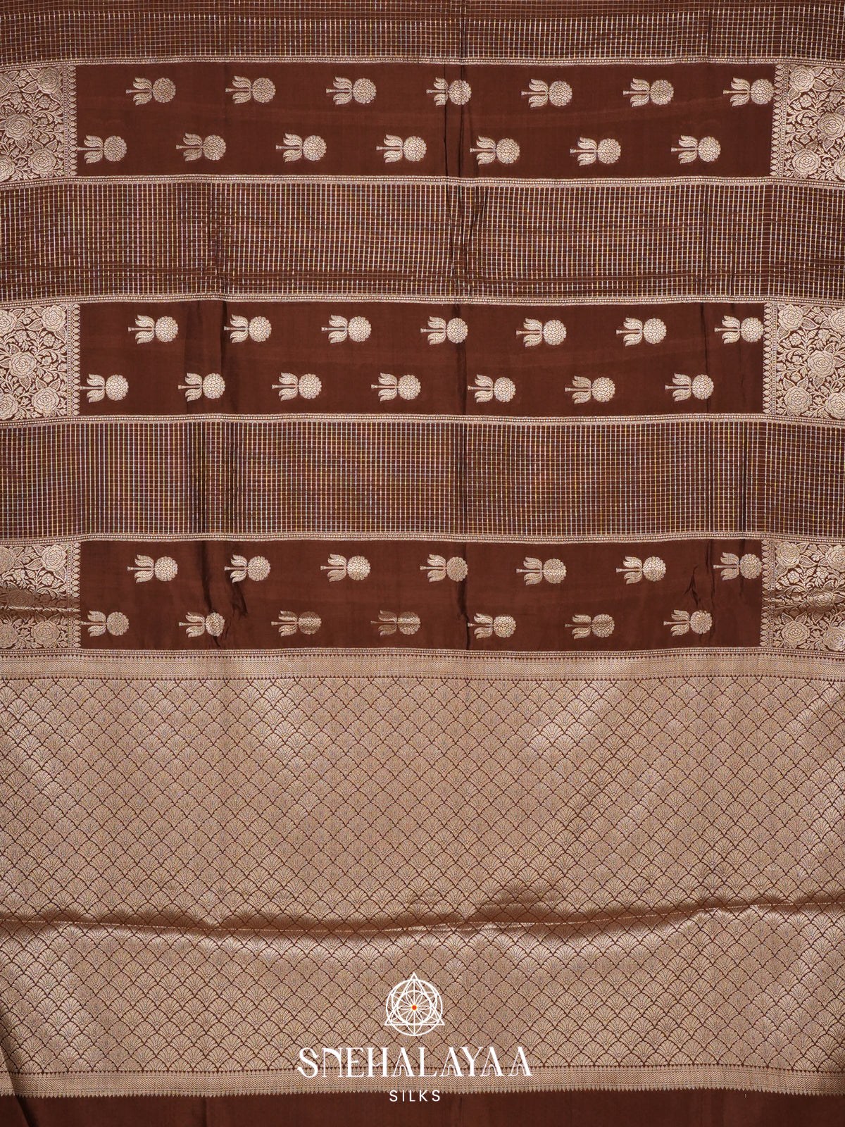 Brown Banaras Saree