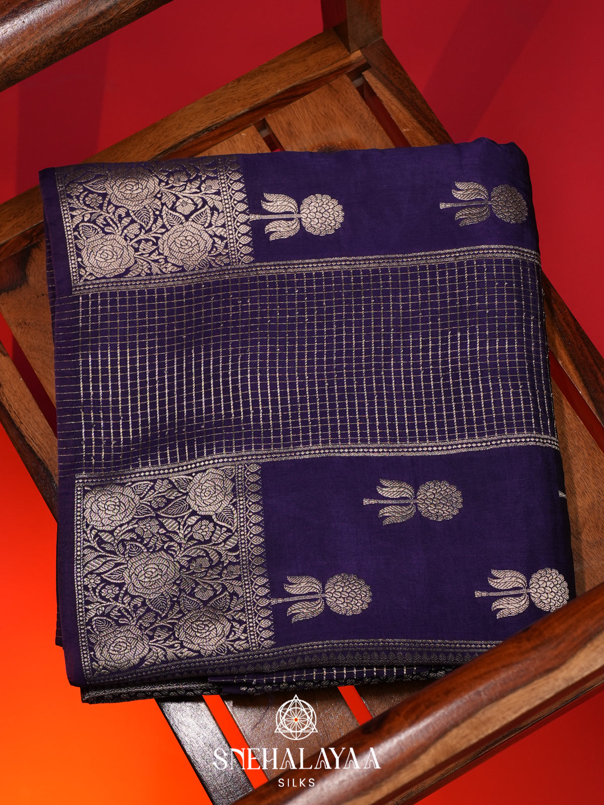 Purple Banaras Saree