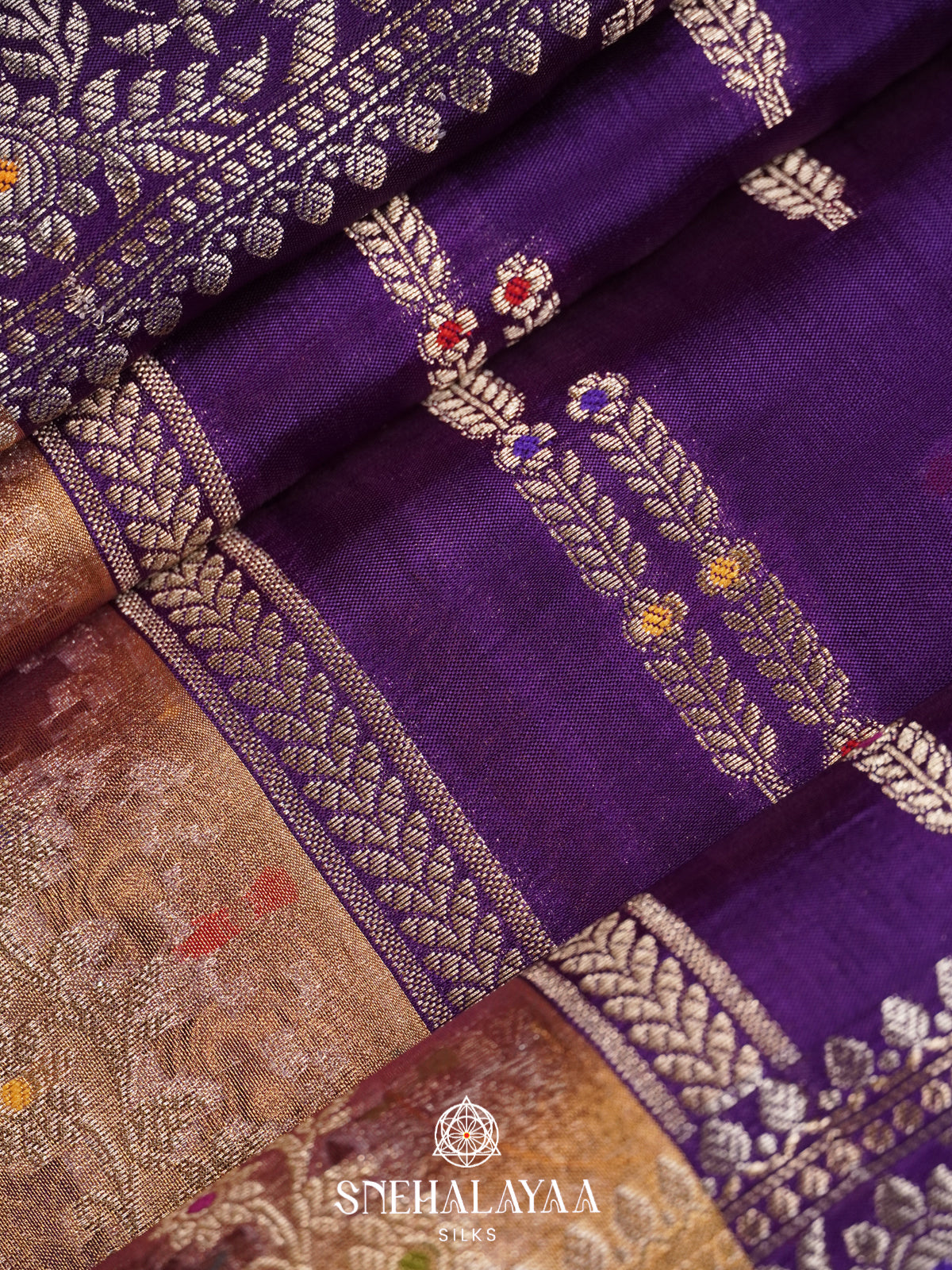 Purple Banaras Saree