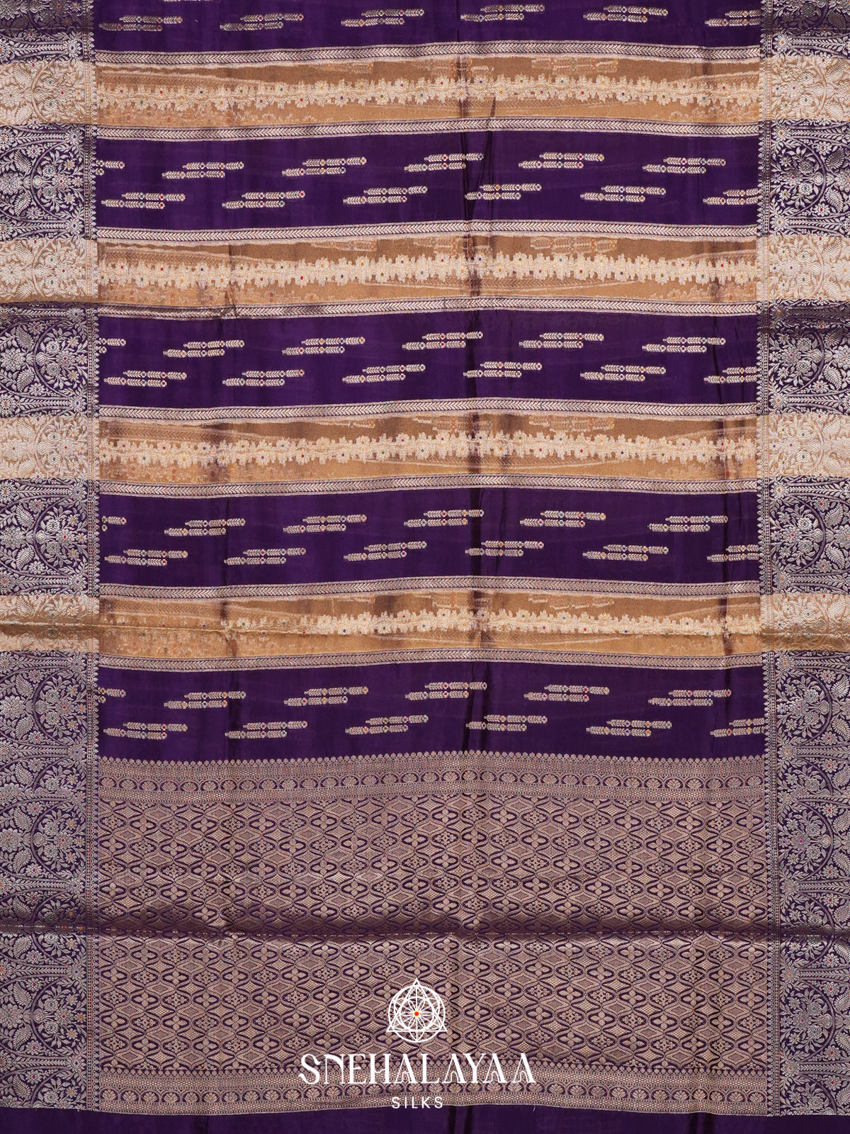 Purple Banaras Saree