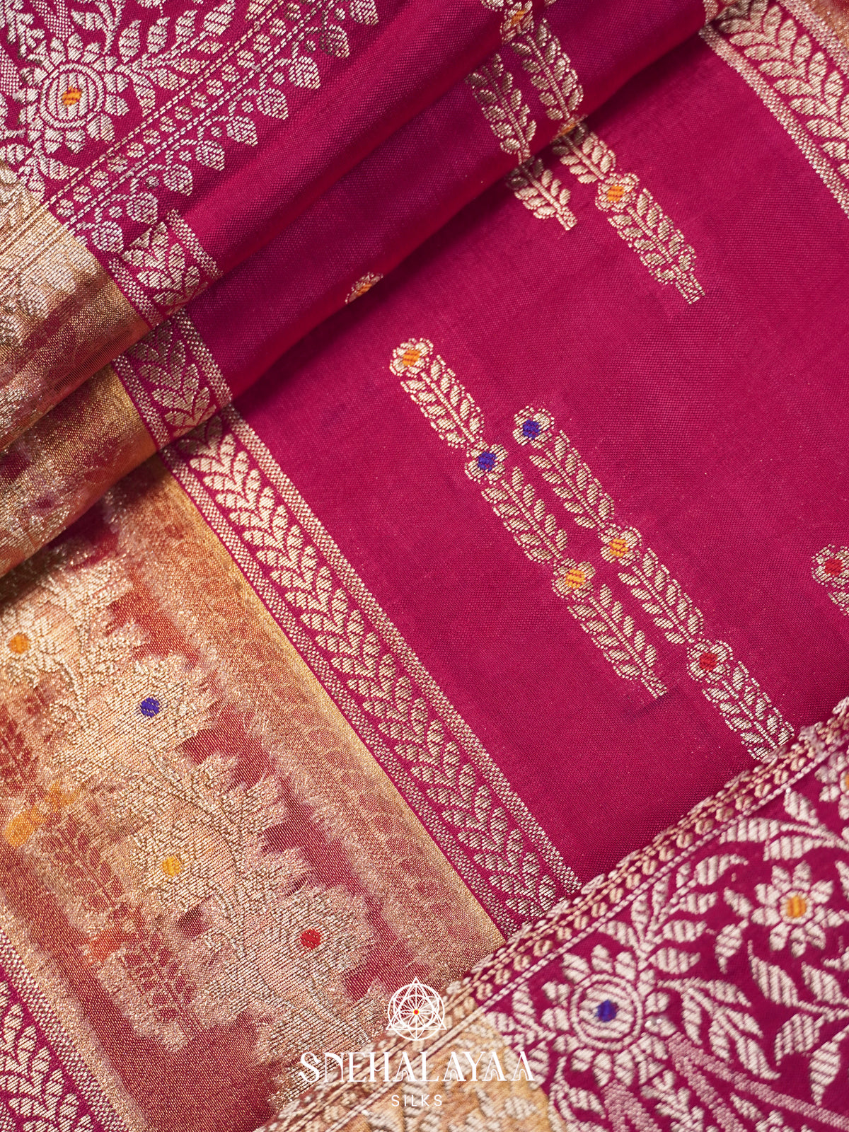 Pink Banaras Saree