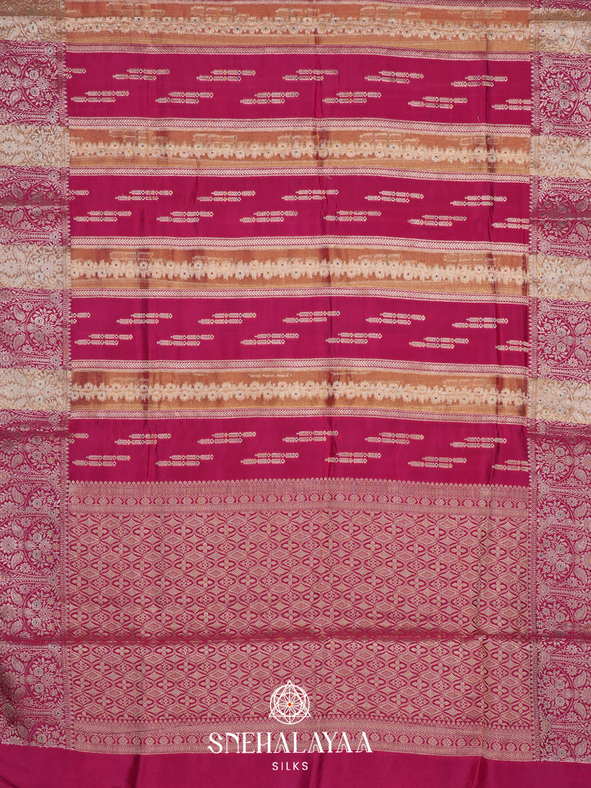 Pink Banaras Saree