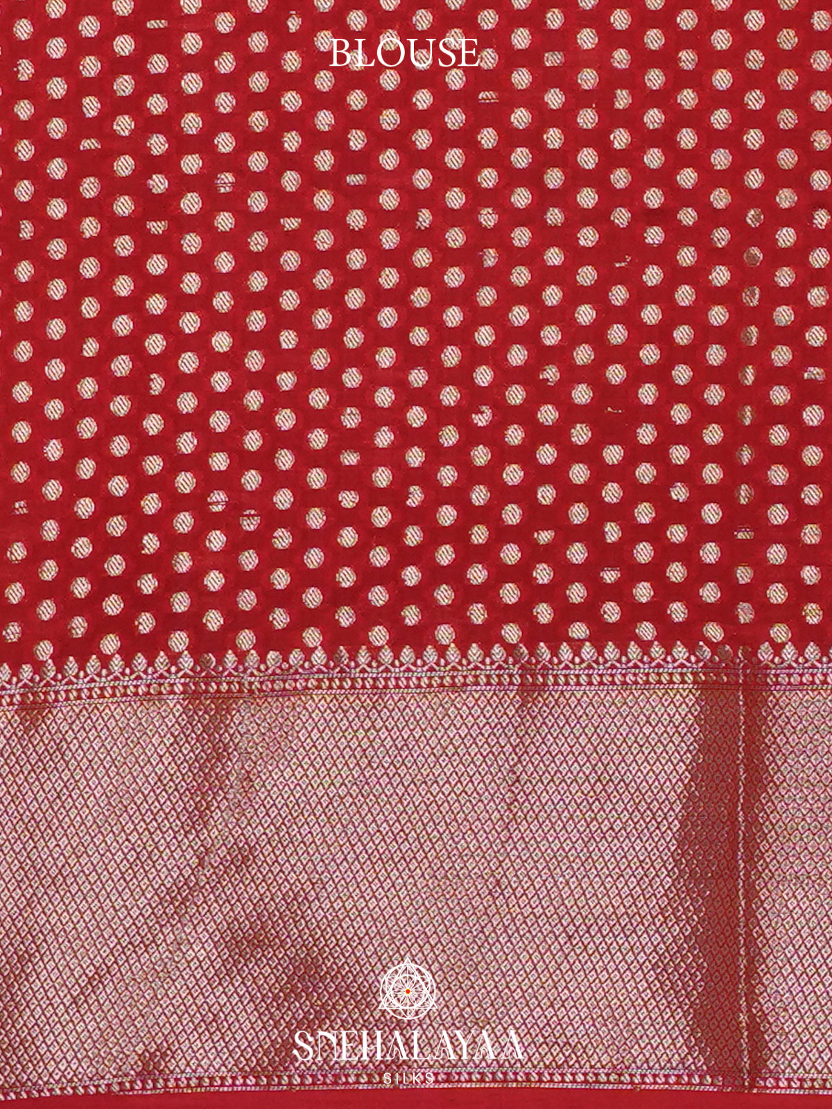 Rust Orange Banaras Saree
