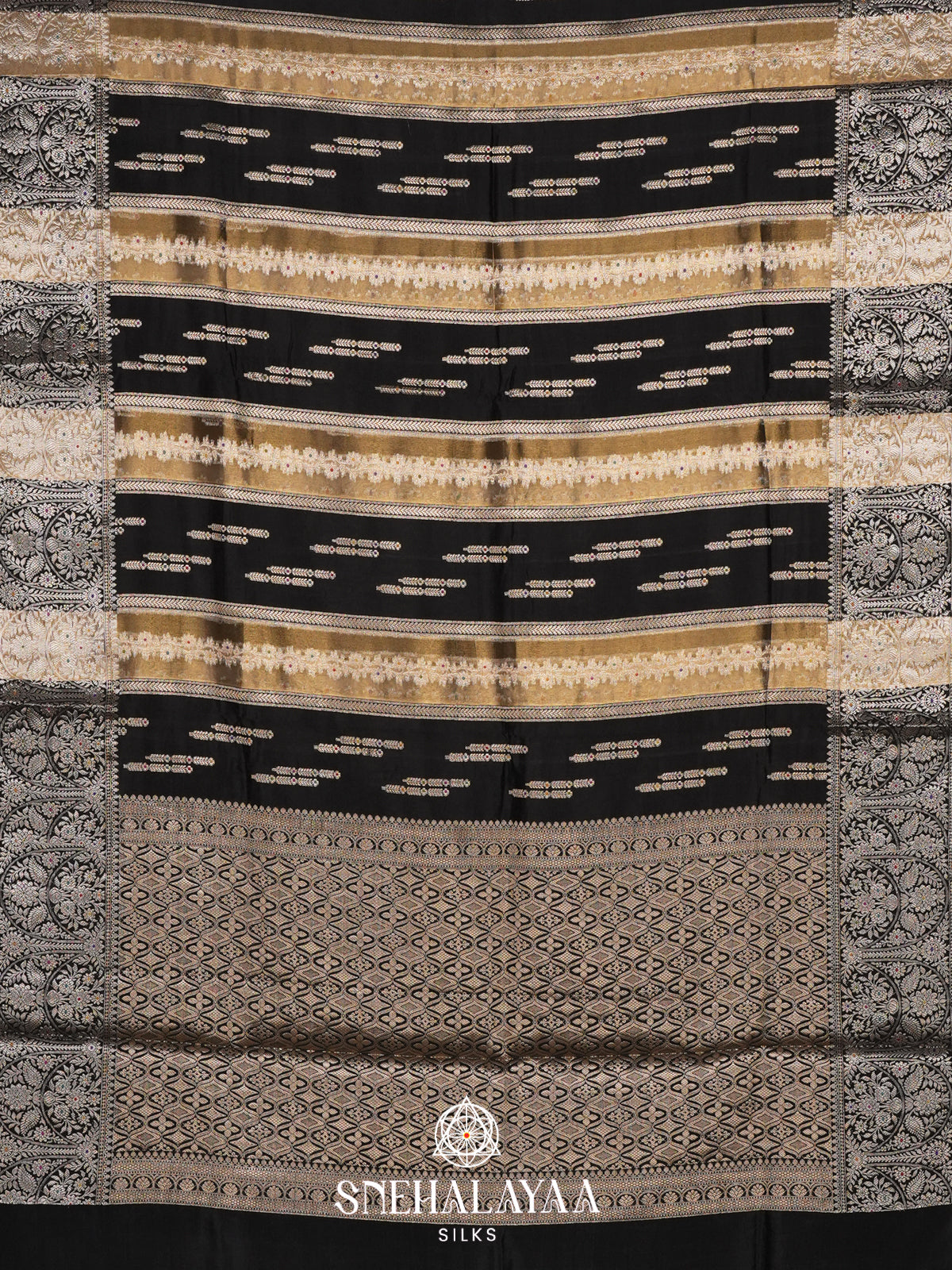 Black Banaras Saree