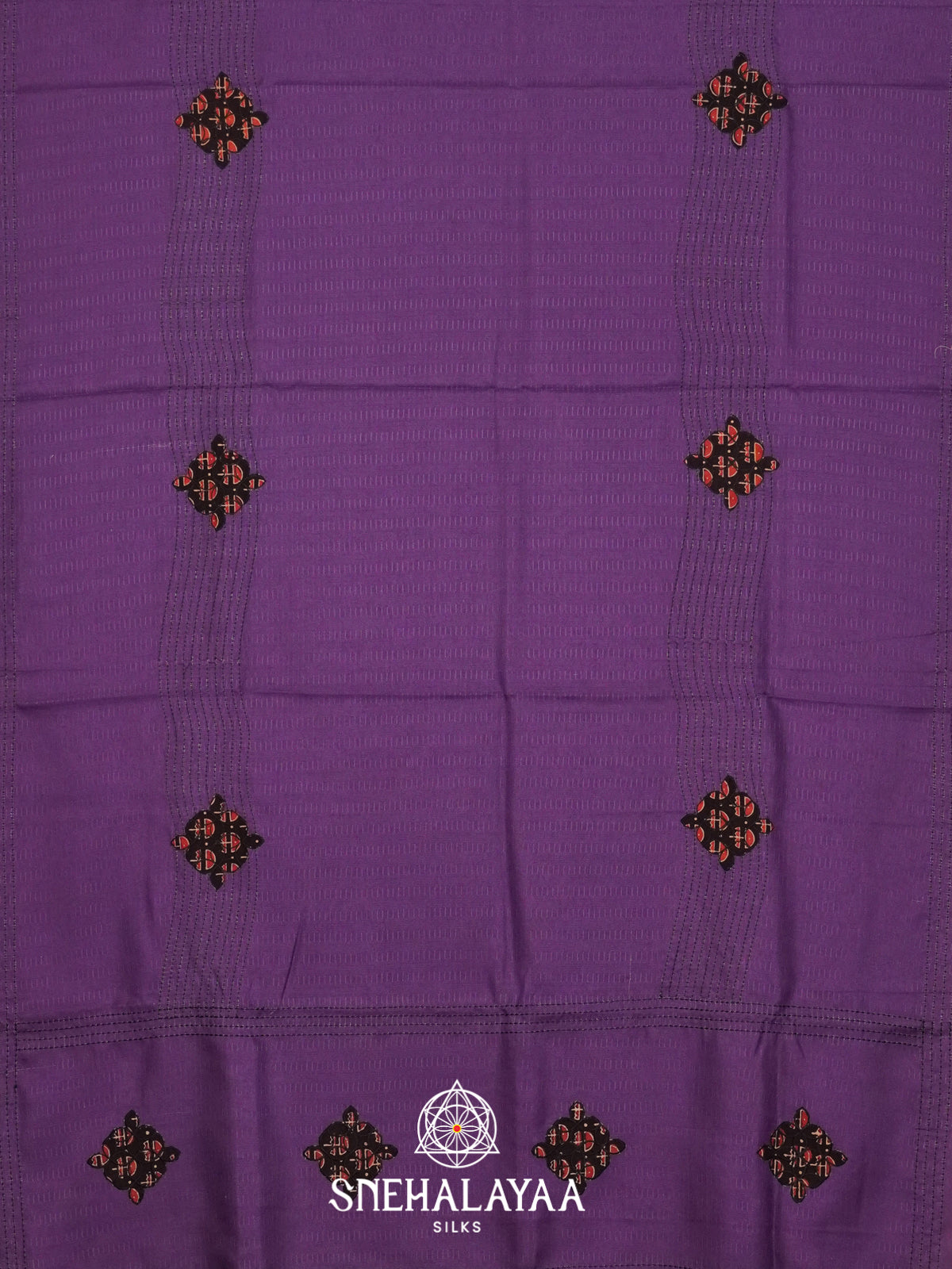 Purple Tussar Saree