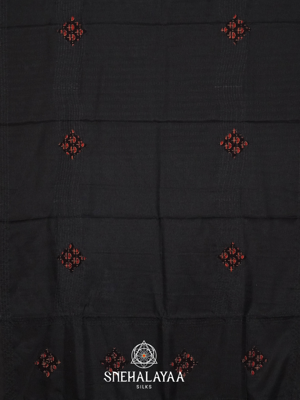 Black Tussar Saree