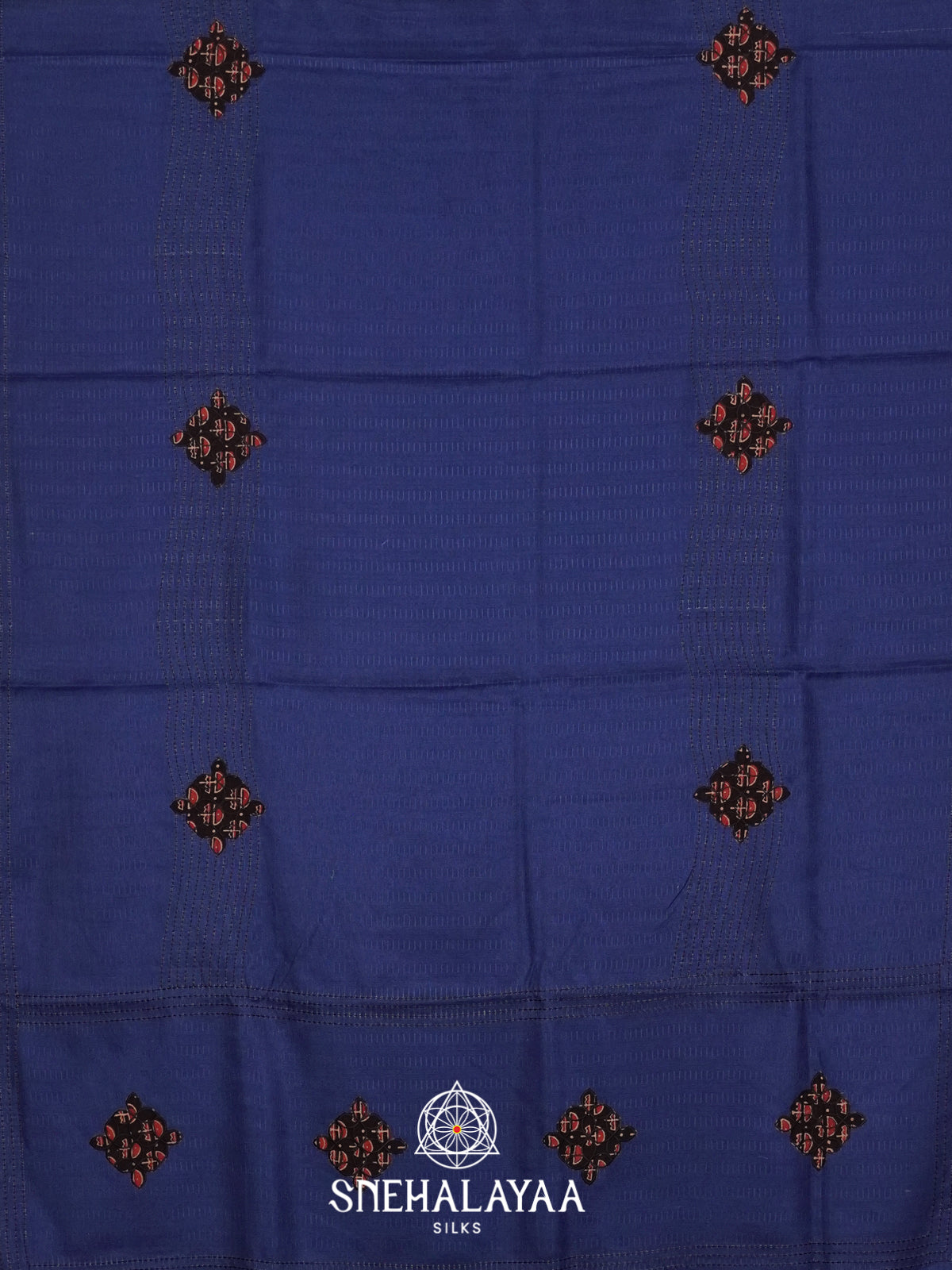 Blue Tussar Saree