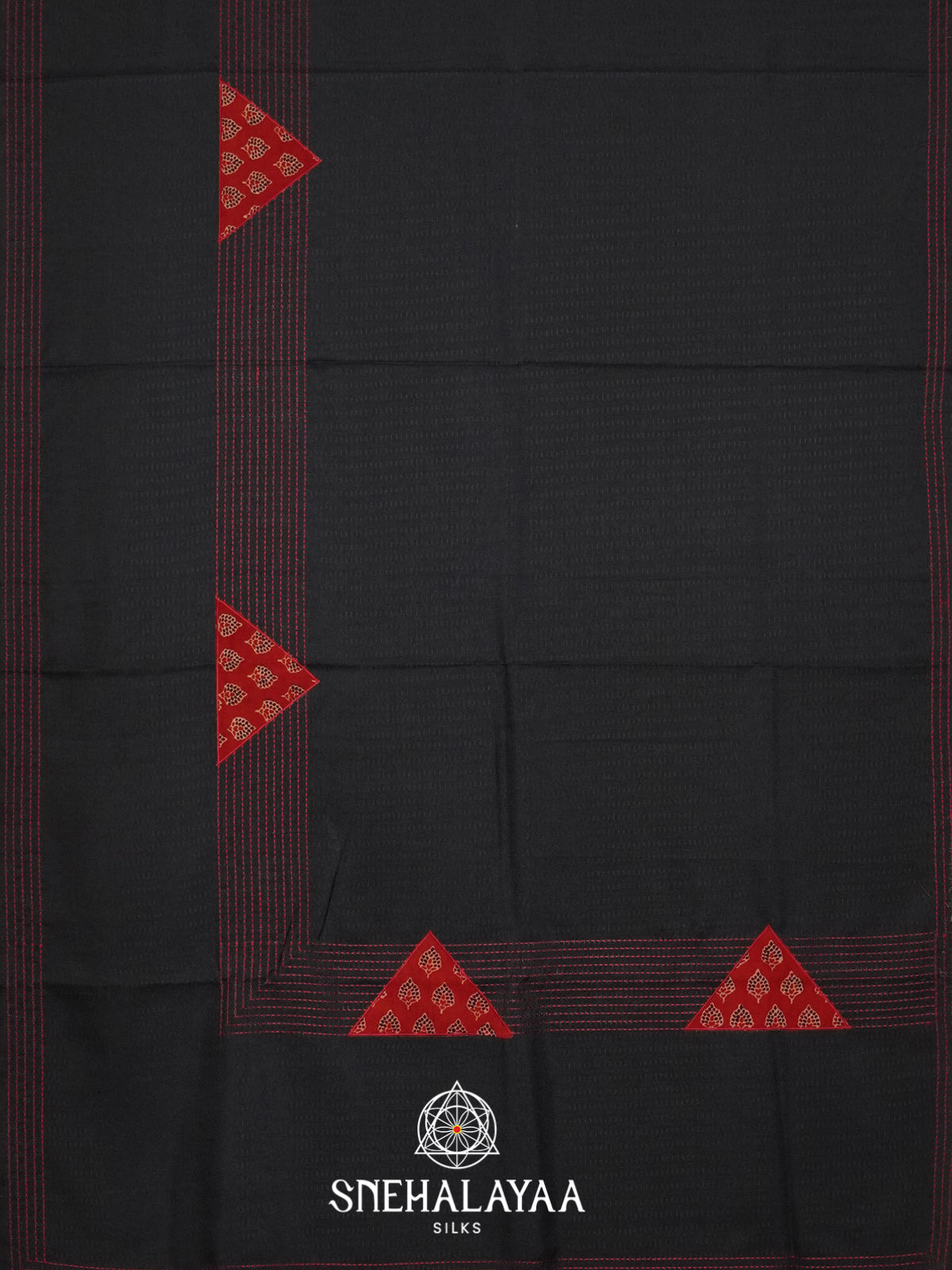 Black Tussar Saree