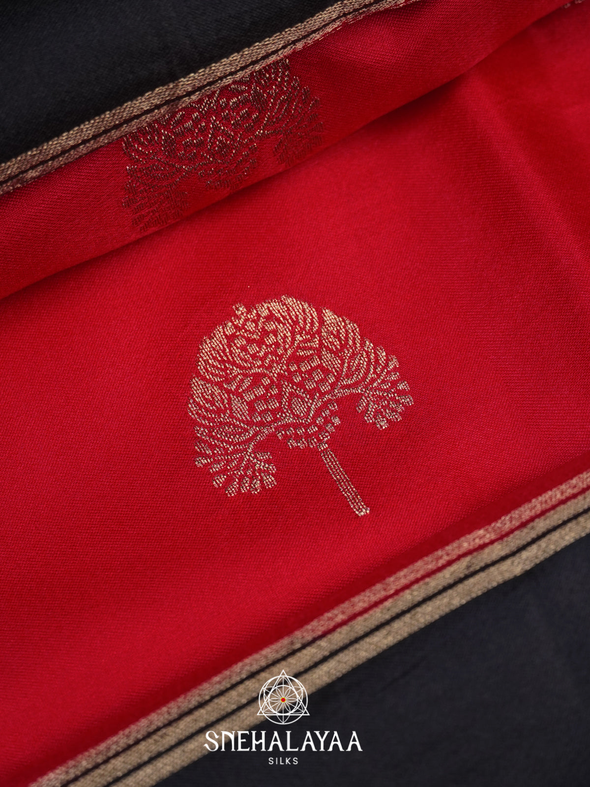 Red Banarasi Saree