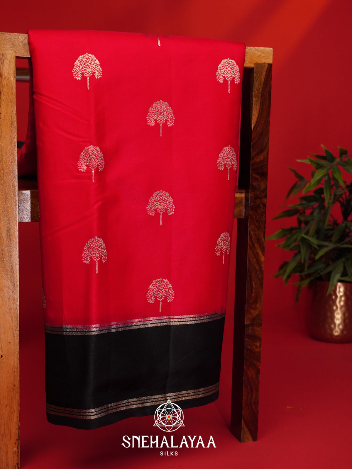 Red Banarasi Saree