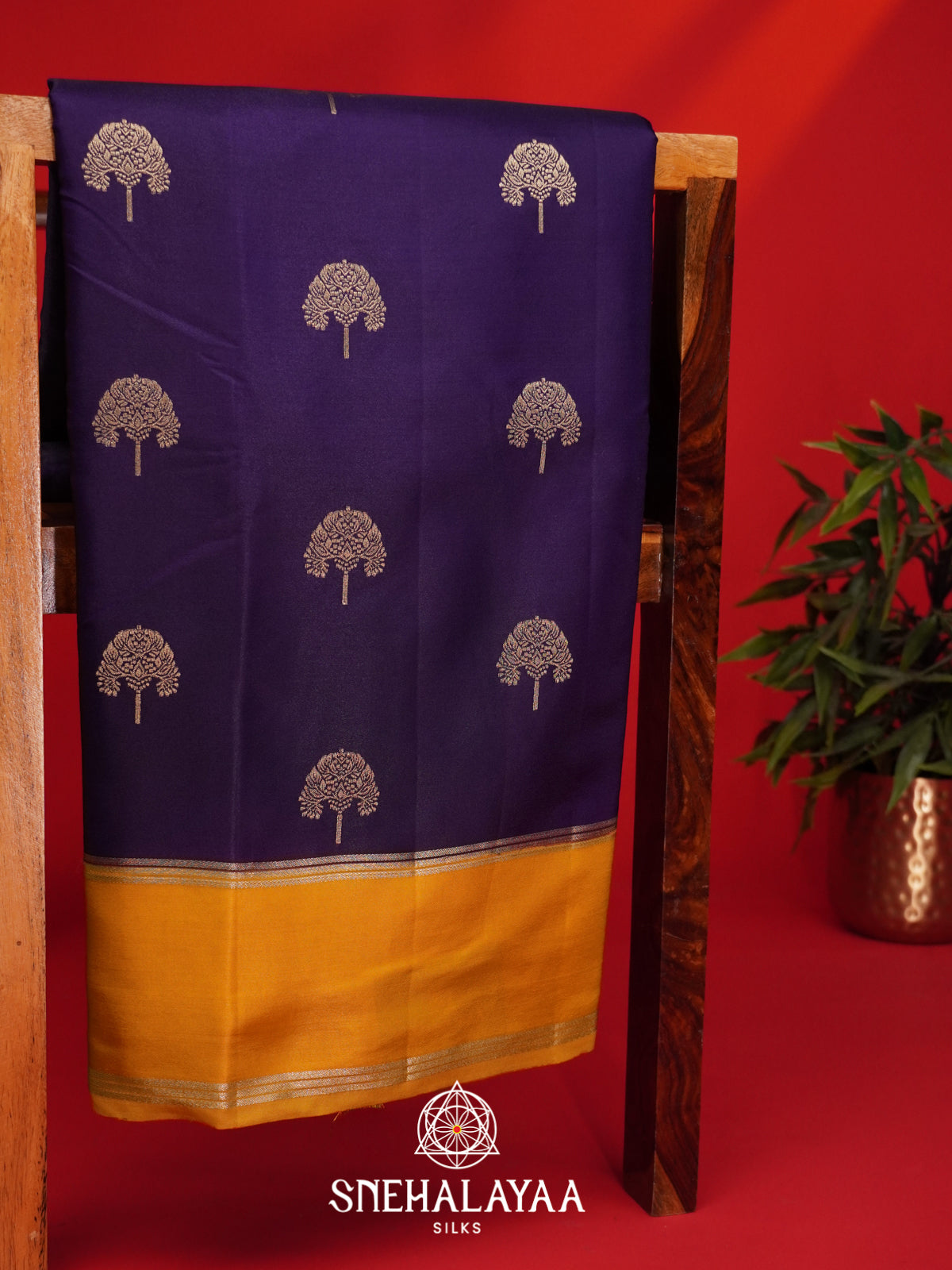 Blue Banarasi Saree
