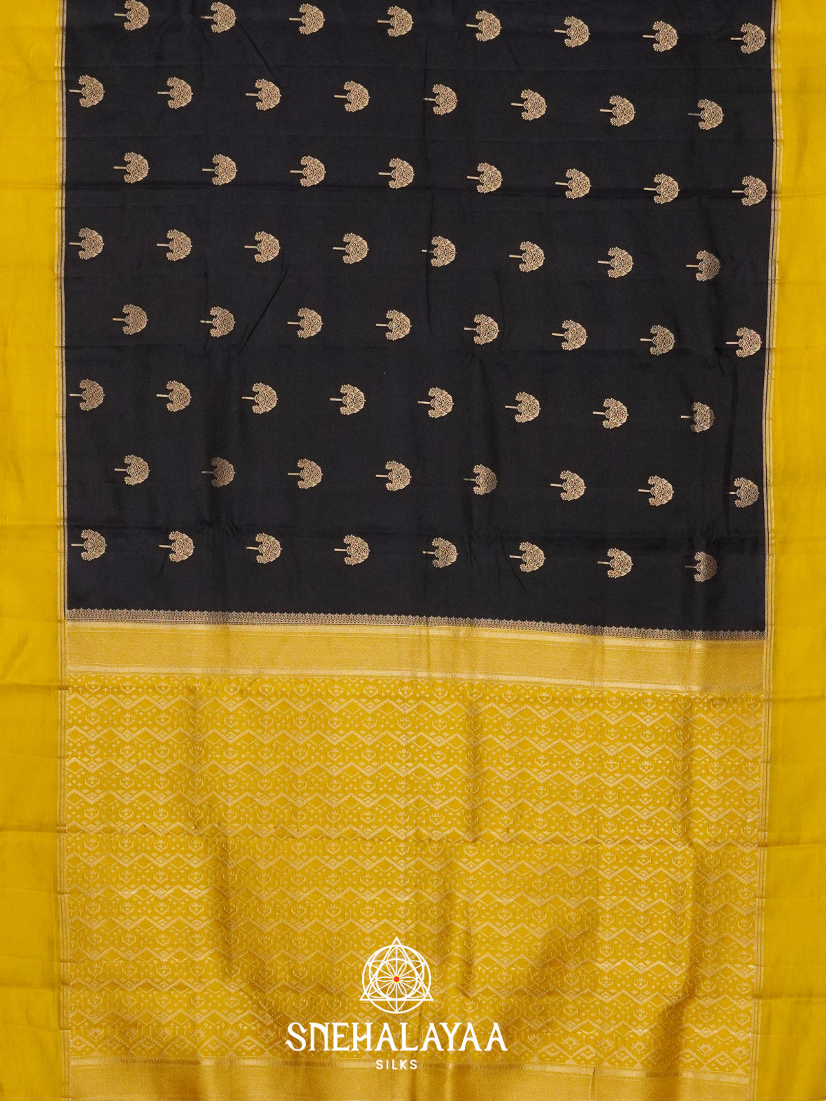 Black Banarasi Saree