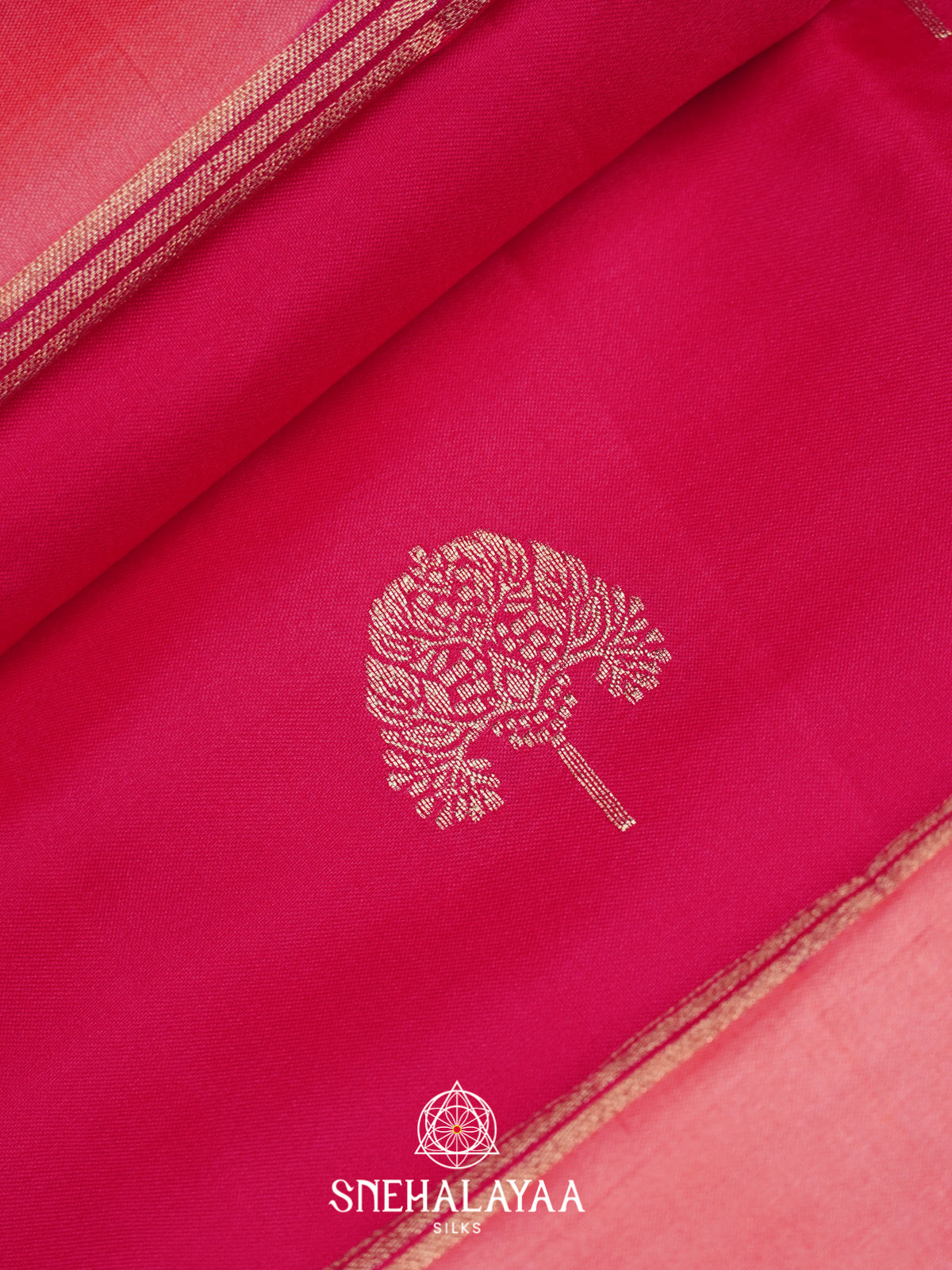 Pink Banarasi Saree